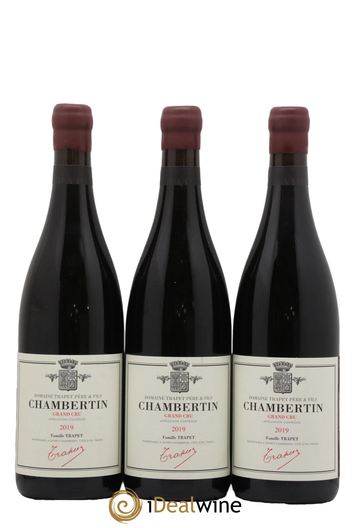 Chambertin Grand Cru Domaine Trapet 2019 - Lot de 3 bouteilles - 0
