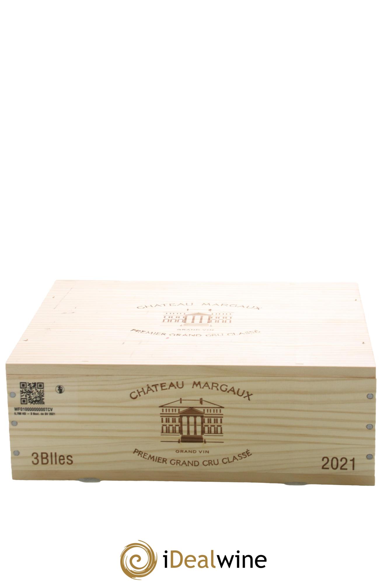 Château Margaux 1er Grand Cru Classé 2021 - Lot de 3 bouteilles - 3