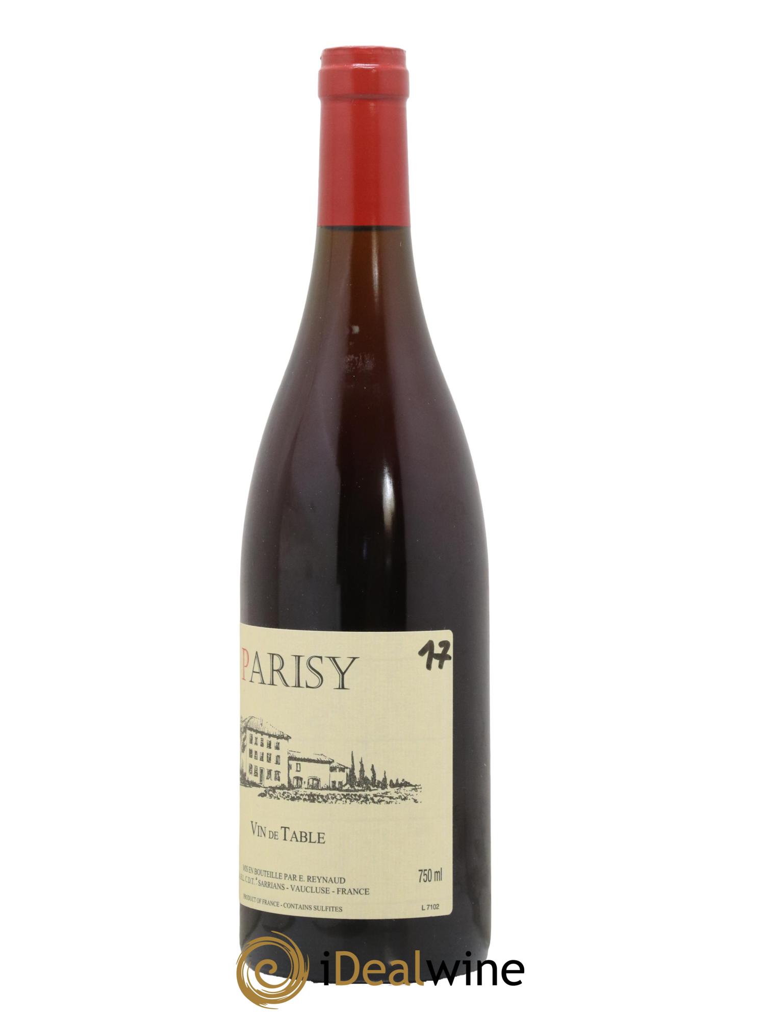 Vin de Table Parisy  Emmanuel Reynaud - Lot of 1 bottle - 1