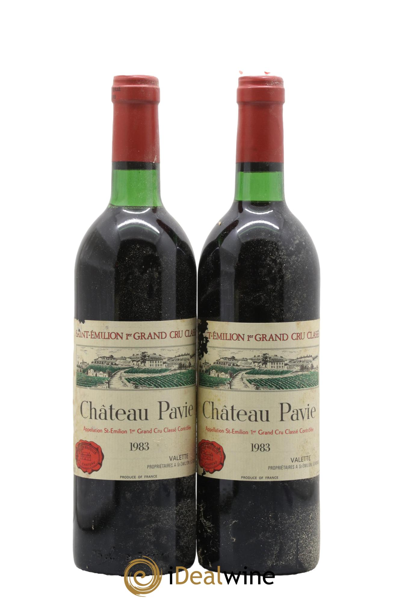 Château Pavie 1er Grand Cru Classé A 1983 - Posten von 2 Flaschen - 0