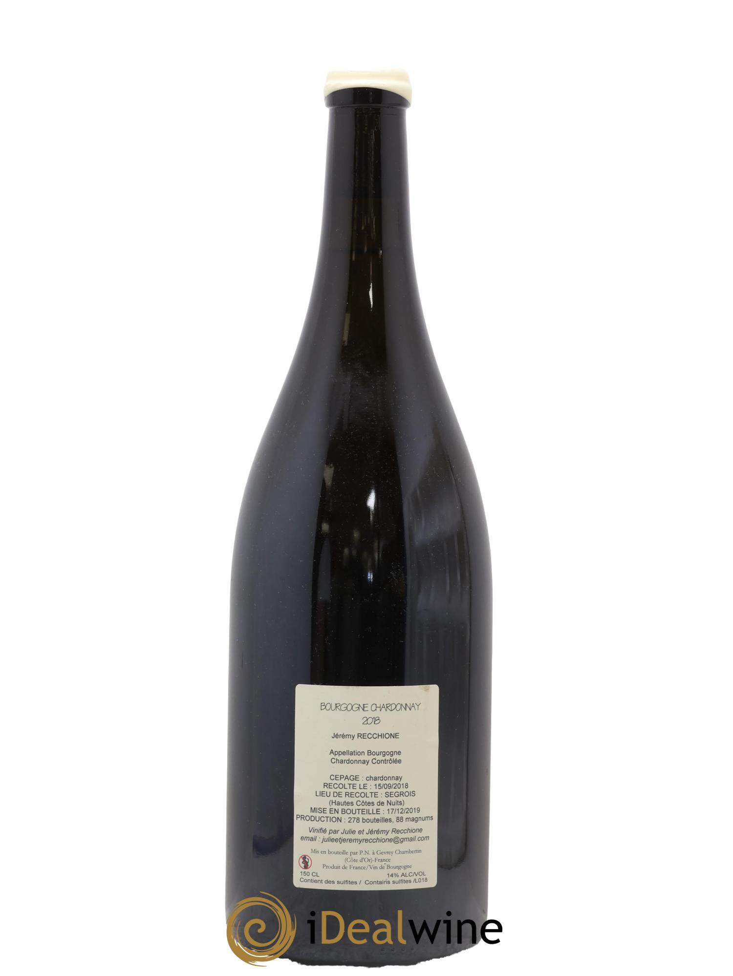Bourgogne Jérémy Recchione 2018 - Lot de 1 magnum - 1