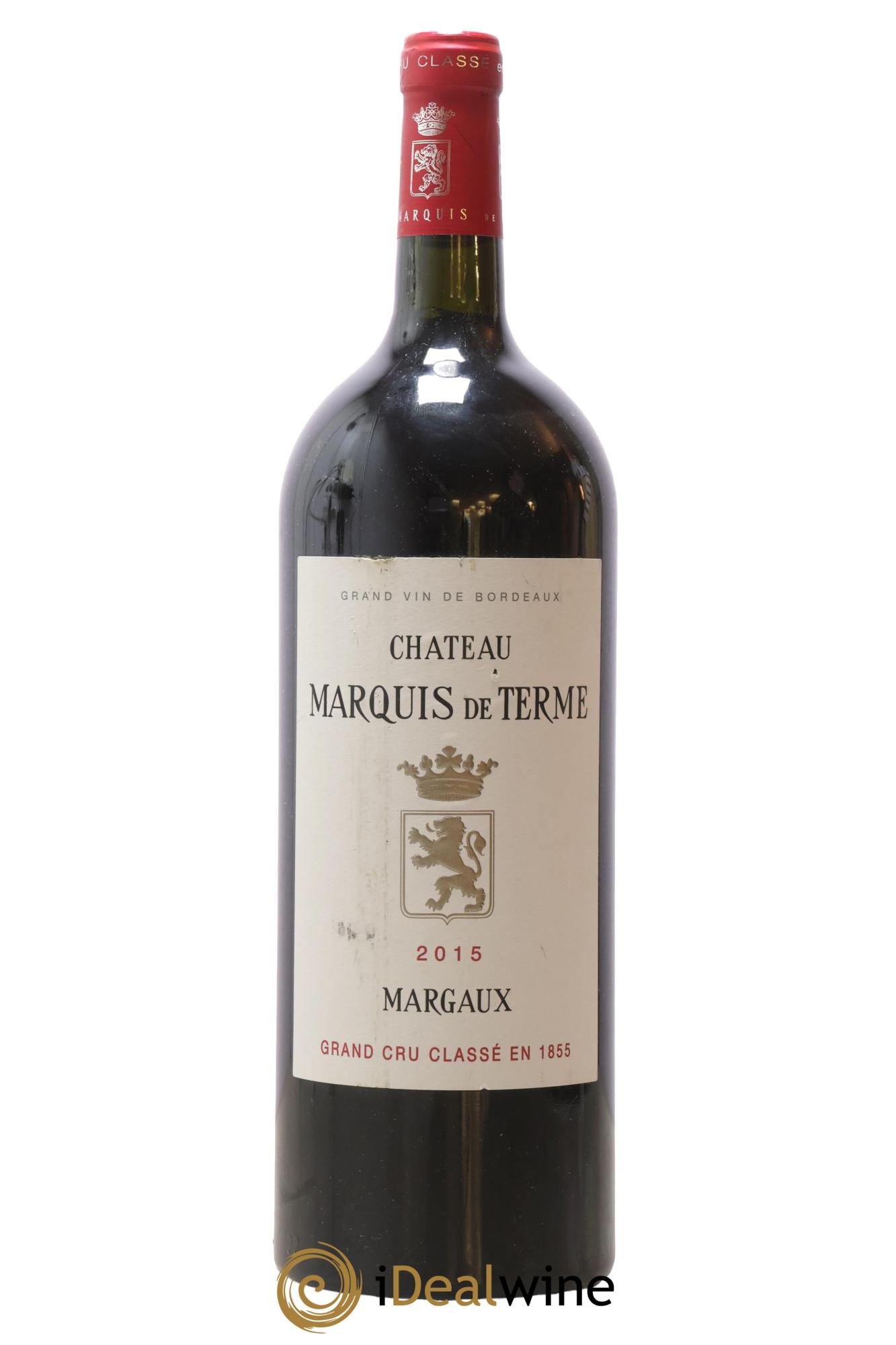 Château Marquis de Terme 4ème Grand Cru Classé 2015 - Lot de 1 magnum - 0
