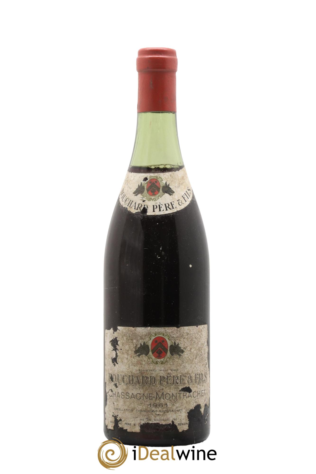 Chassagne-Montrachet Domaine Bouchard Père et Fils 1961 - Lot de 1 bouteille - 0