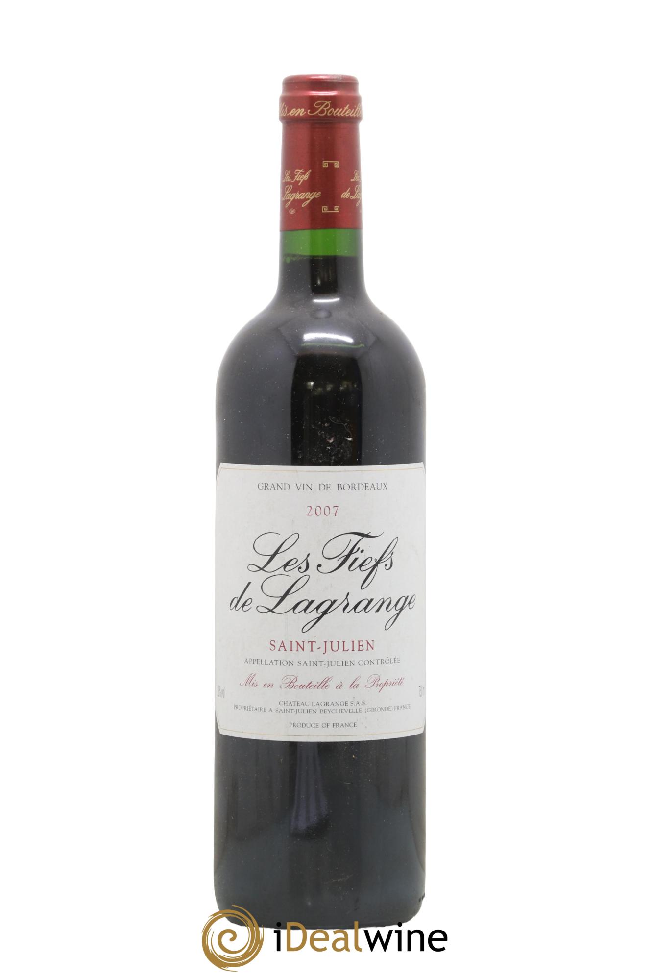 Les Fiefs de Lagrange Second Vin 2007 - Lotto di 1 bottiglia - 0