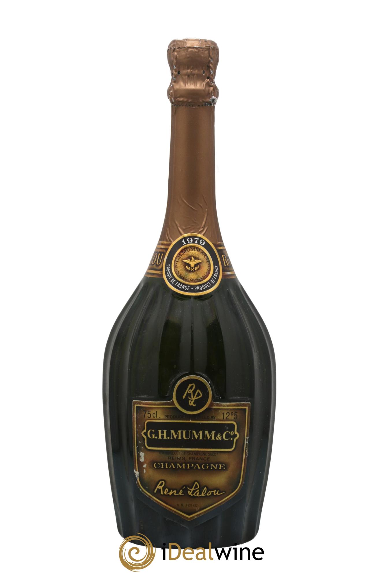 René Lalou Mumm 1979 - Lot de 1 bouteille - 0