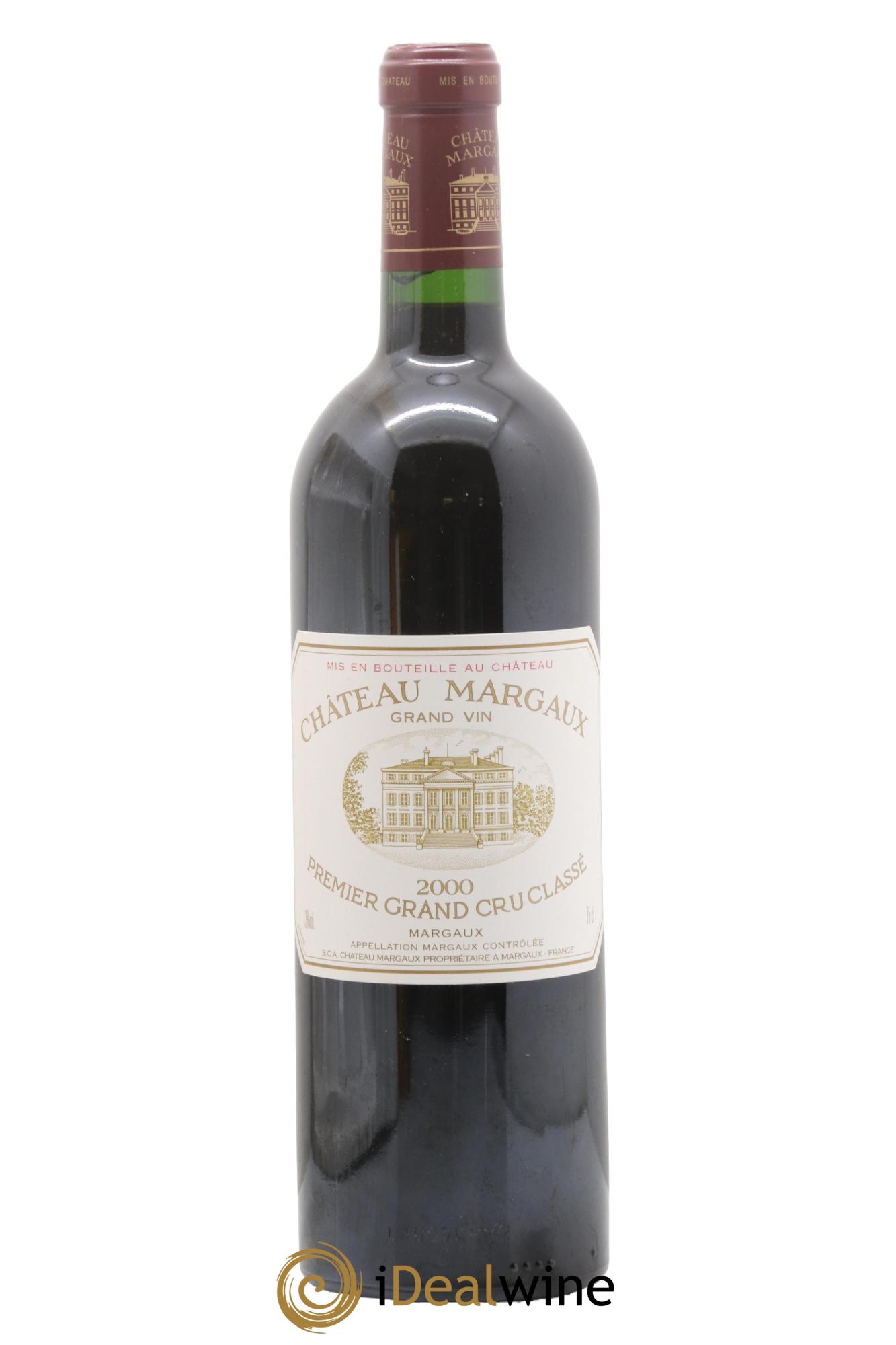 Château Margaux 1er Grand Cru Classé 2000 - Lot de 1 bouteille - 0