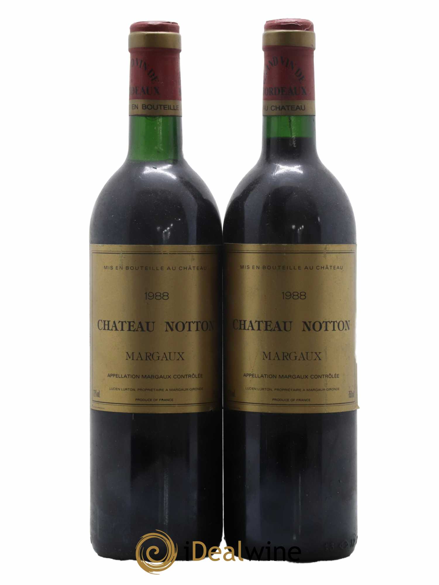 Château Notton 1988 - Posten von 2 Flaschen - 0