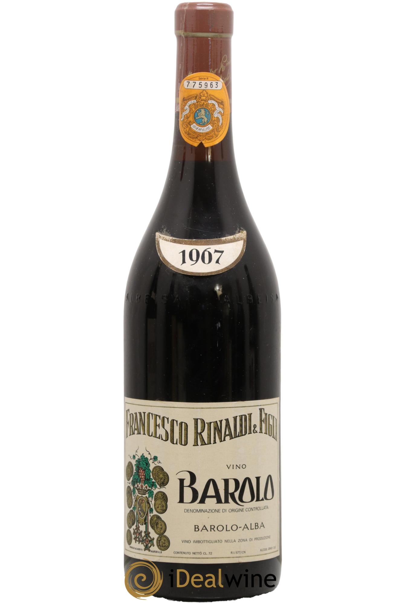 Barolo DOCG Francesco Rinaldi 1967 - Lot of 1 bottle - 0