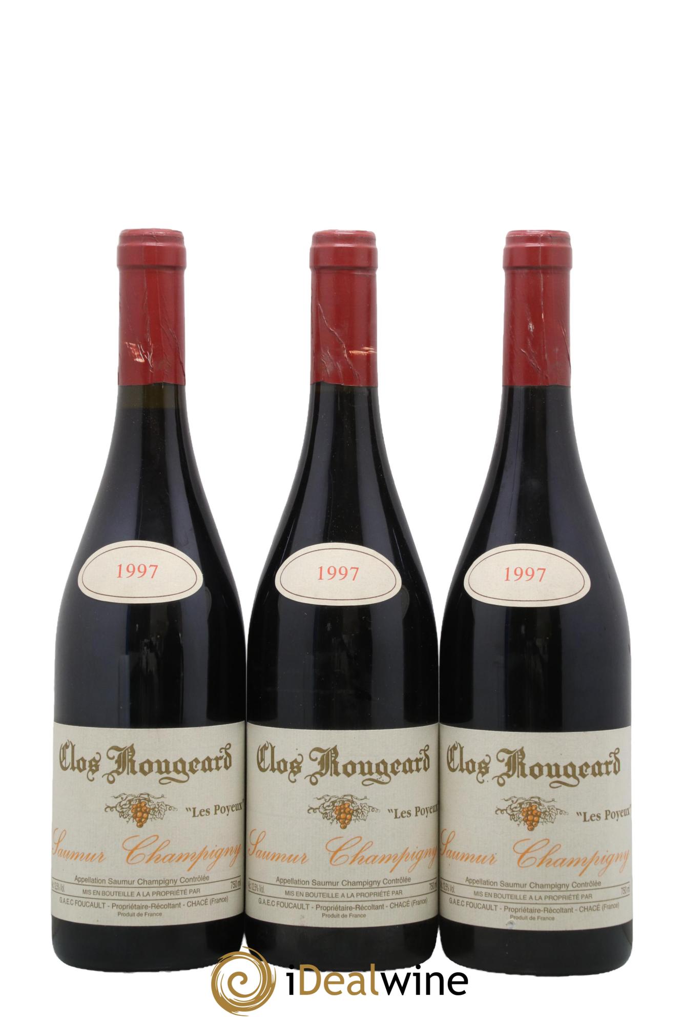 Saumur-Champigny Les Poyeux Clos Rougeard 1997 - Lot de 3 bouteilles - 0