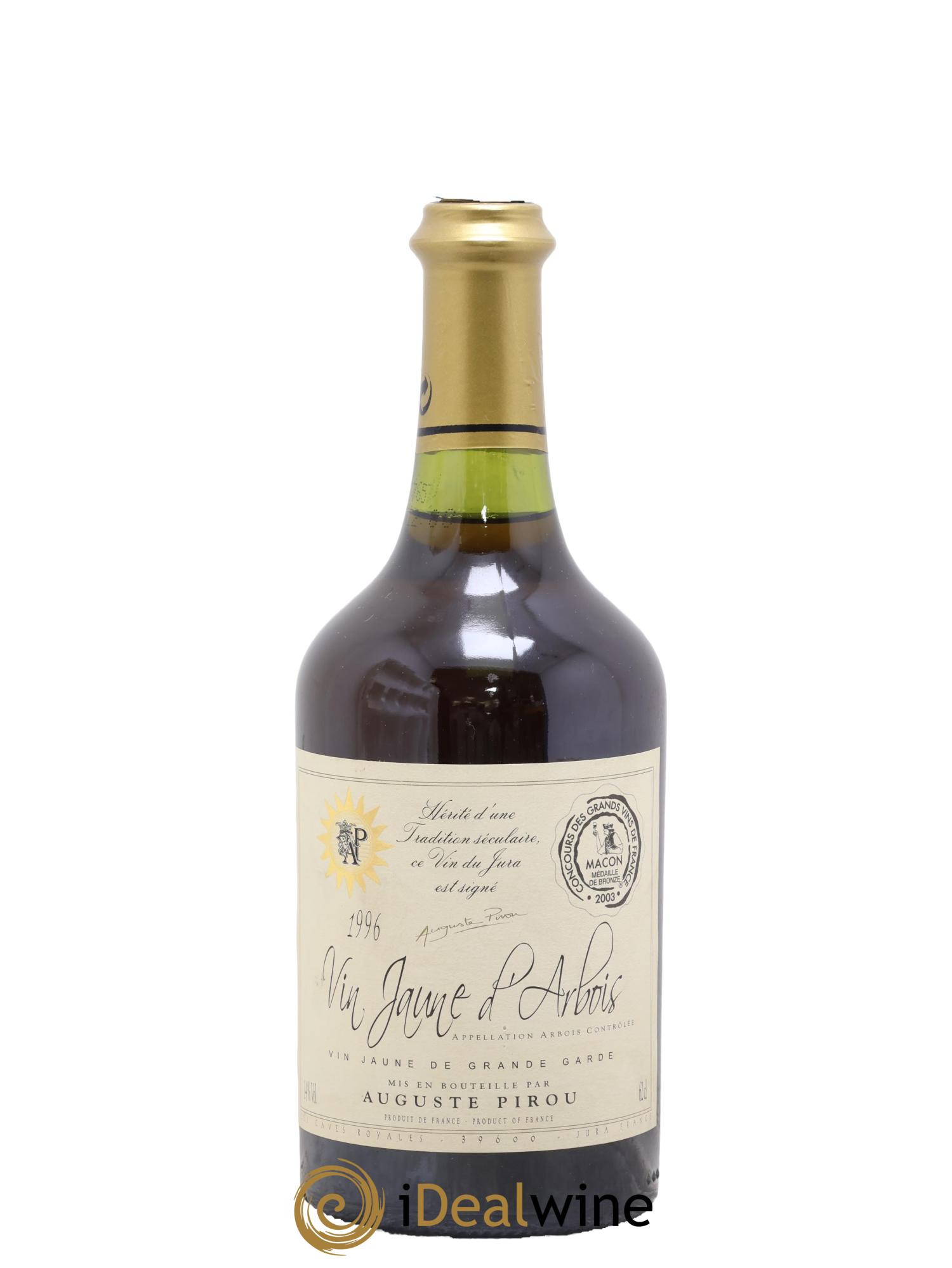 Arbois Vin Jaune Auguste Pirou 1996 - Lot de 1 clavelin - 0