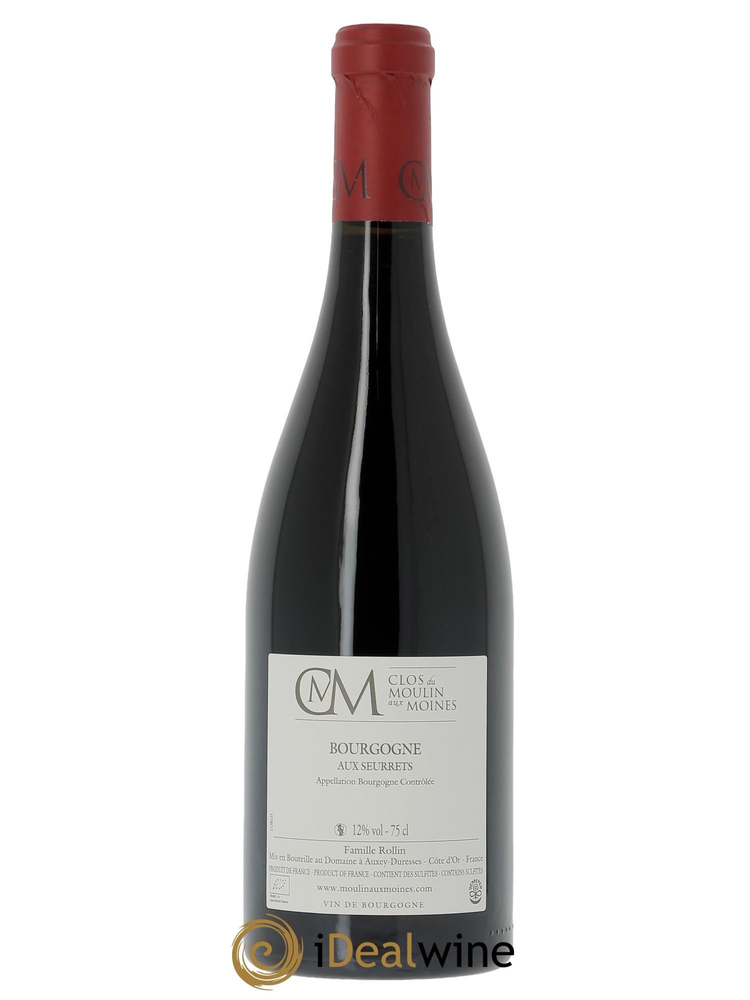 Bourgogne Aux Seurrets Clos du Moulin aux Moines  2023 - Lot of 1 bottle - 1