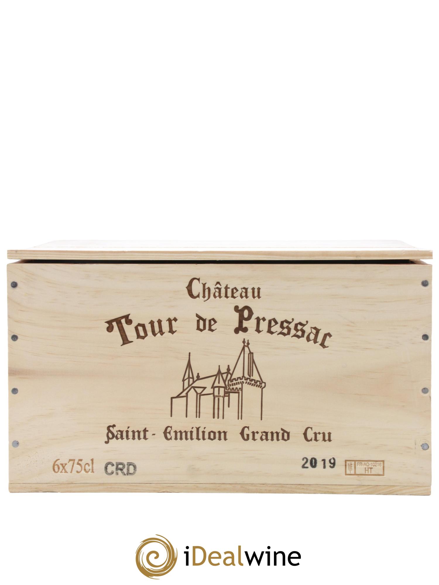 Château de Pressac Grand Cru Classé 2019 - Lot of 6 bottles - 1