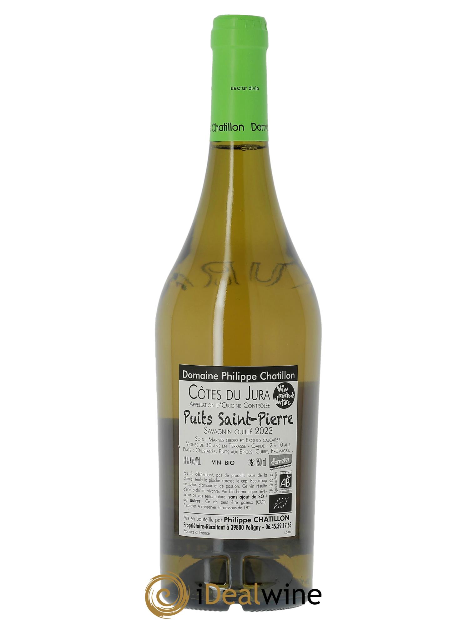 Côtes-du-Jura Puits Saint-Pierre Philippe Chatillon  2023 - Lotto di 1 bottiglia - 1