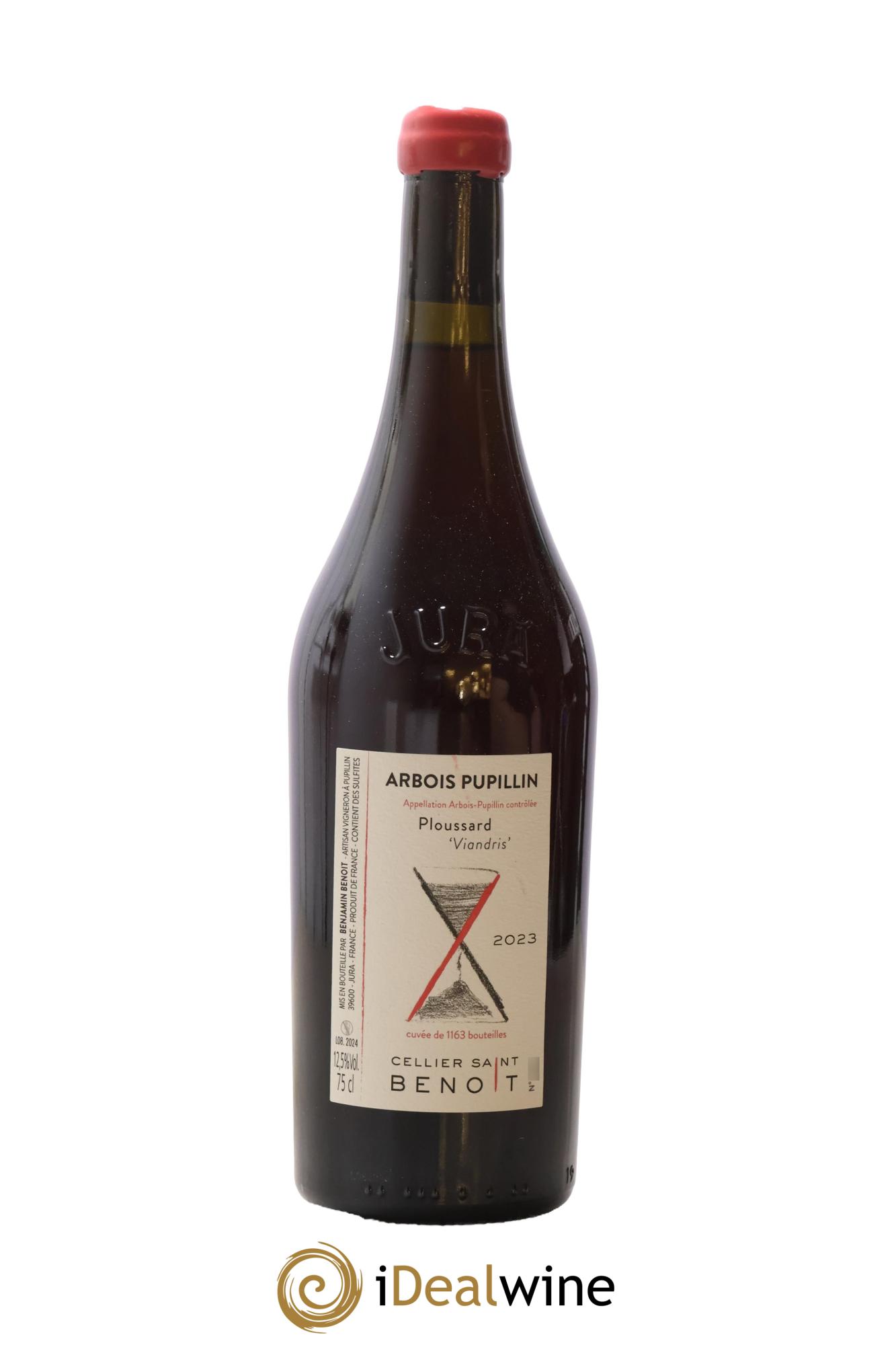 Arbois-Pupillin Ploussard Viandris Cellier Saint Benoît 2023 - Lot of 1 bottle - 0