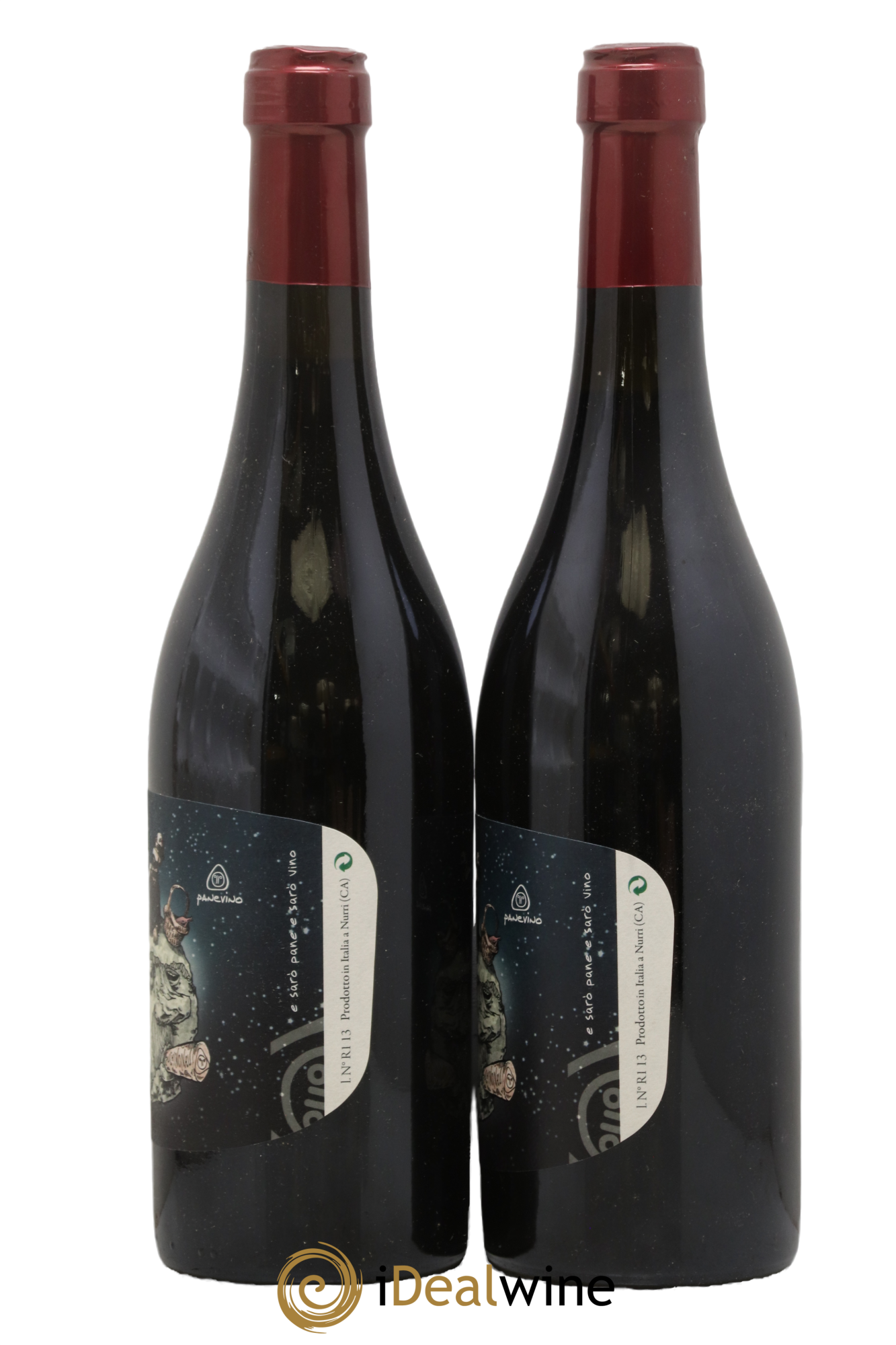 Sardaigne Vino Rosso Su'Chi No'Nau Panevino 2013 - Lot of 2 bottles - 1