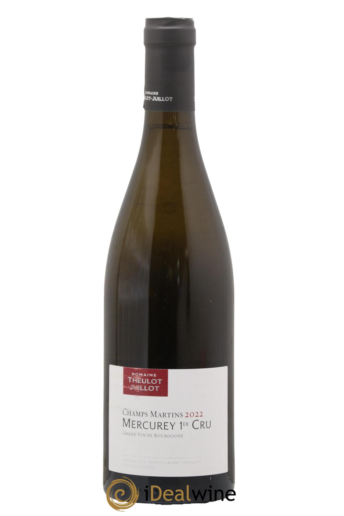 Mercurey 1er Cru Les Champs Martins Theulot-Juillot 2022 - Lot de 1 bouteille - 0