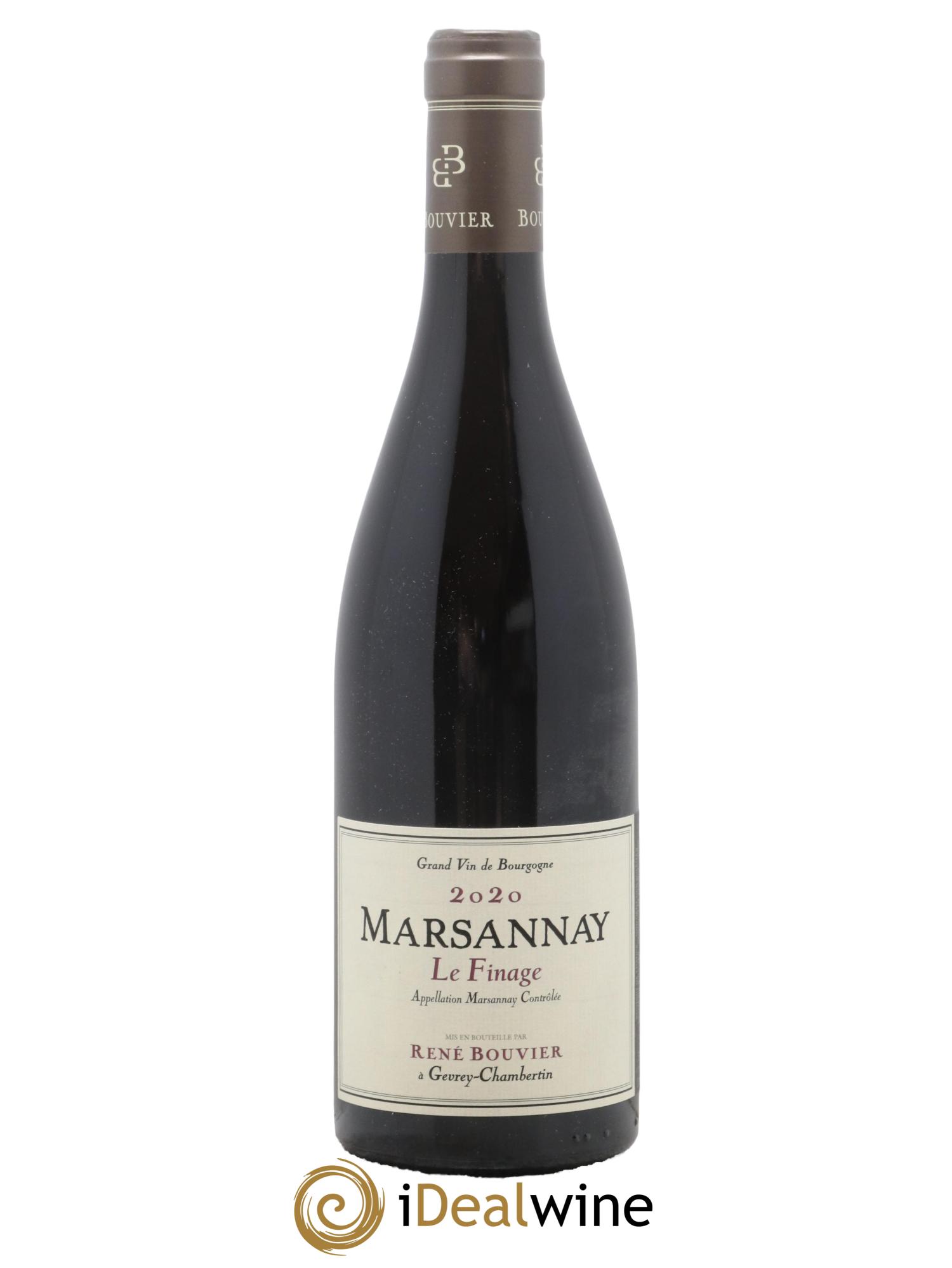 Marsannay Le Finage René Bouvier (Domaine) 2020 - Lot de 1 bouteille - 0