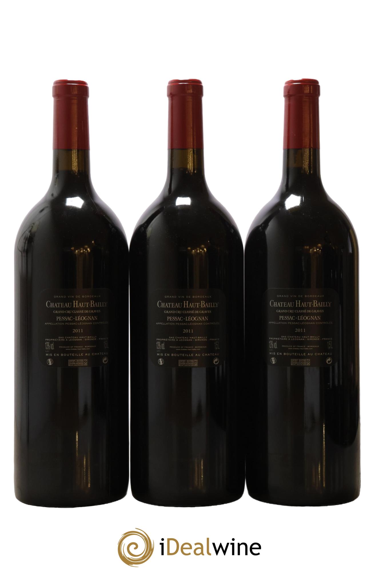 Château Haut-Bailly Cru Classé de Graves  2011 - Lot of 6 magnums - 3