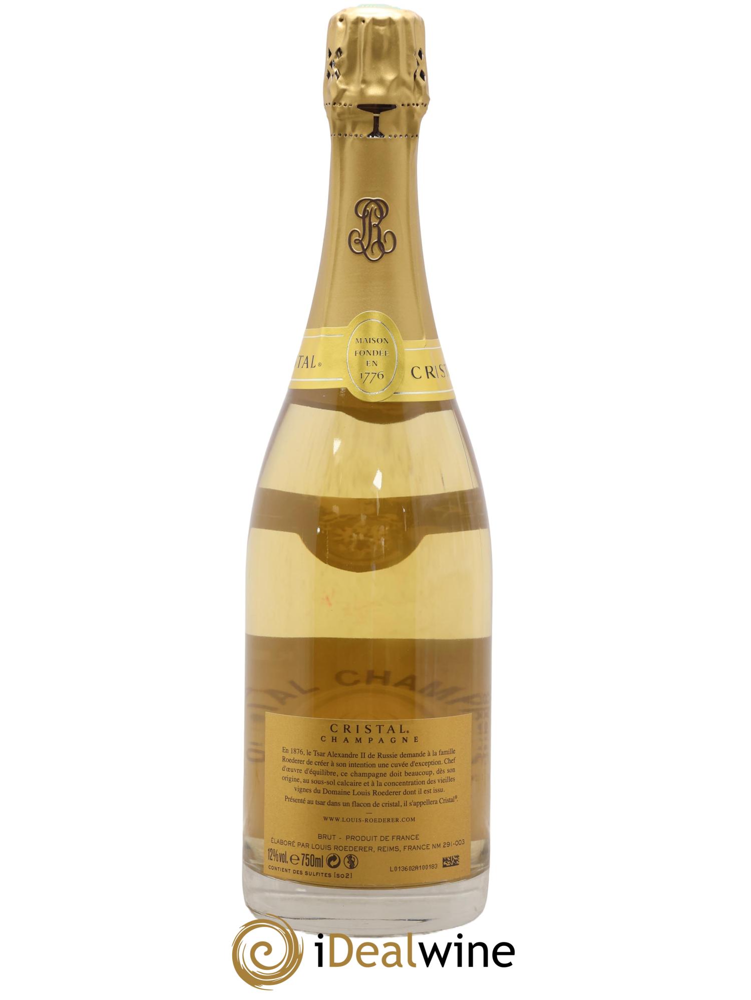 Cristal Louis Roederer 2012 - Lot de 1 bouteille - 1