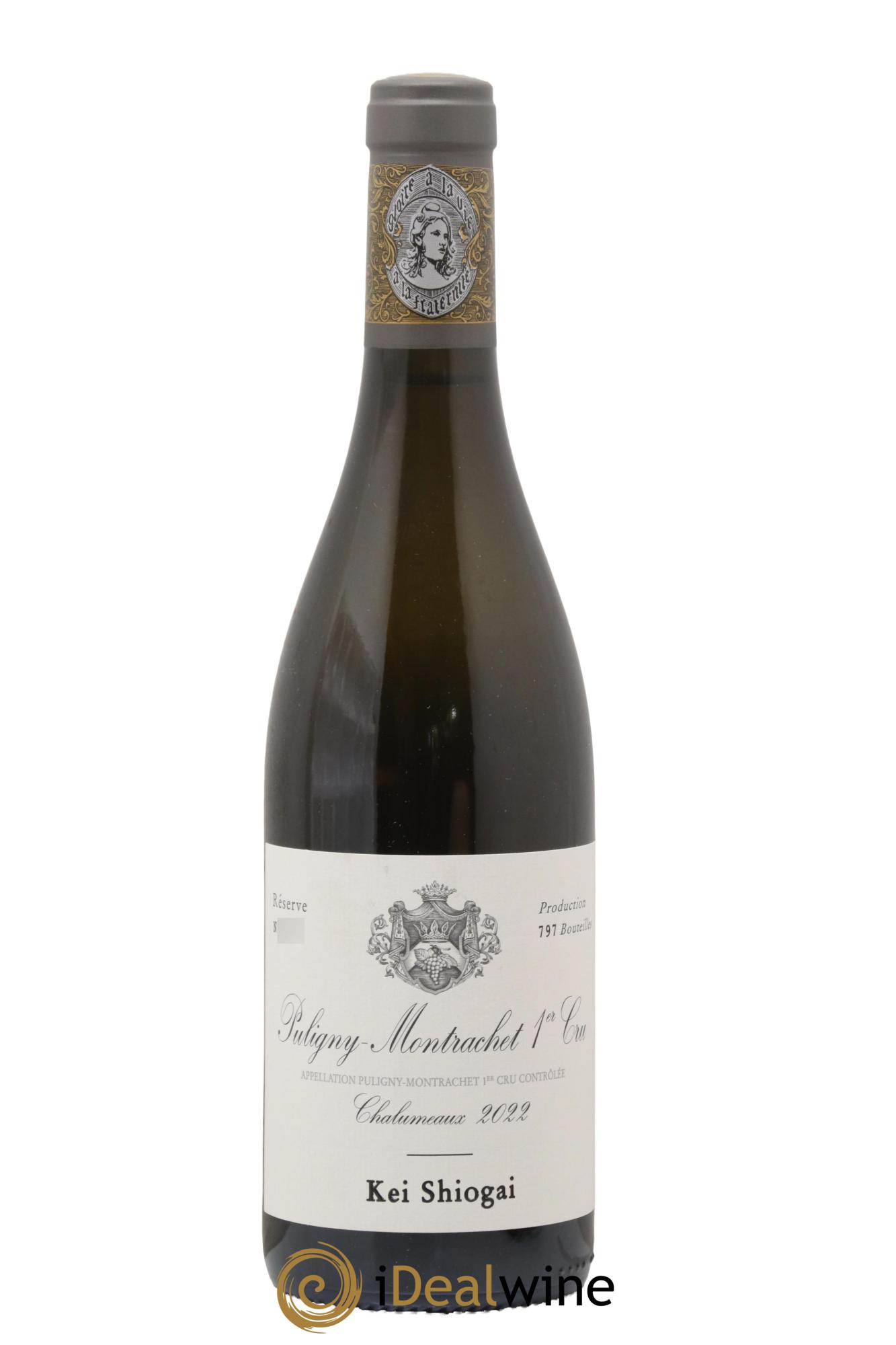 Puligny-Montrachet 1er Cru Chalumeaux Kei Shiogai 2022 - Lot de 1 bouteille - 0