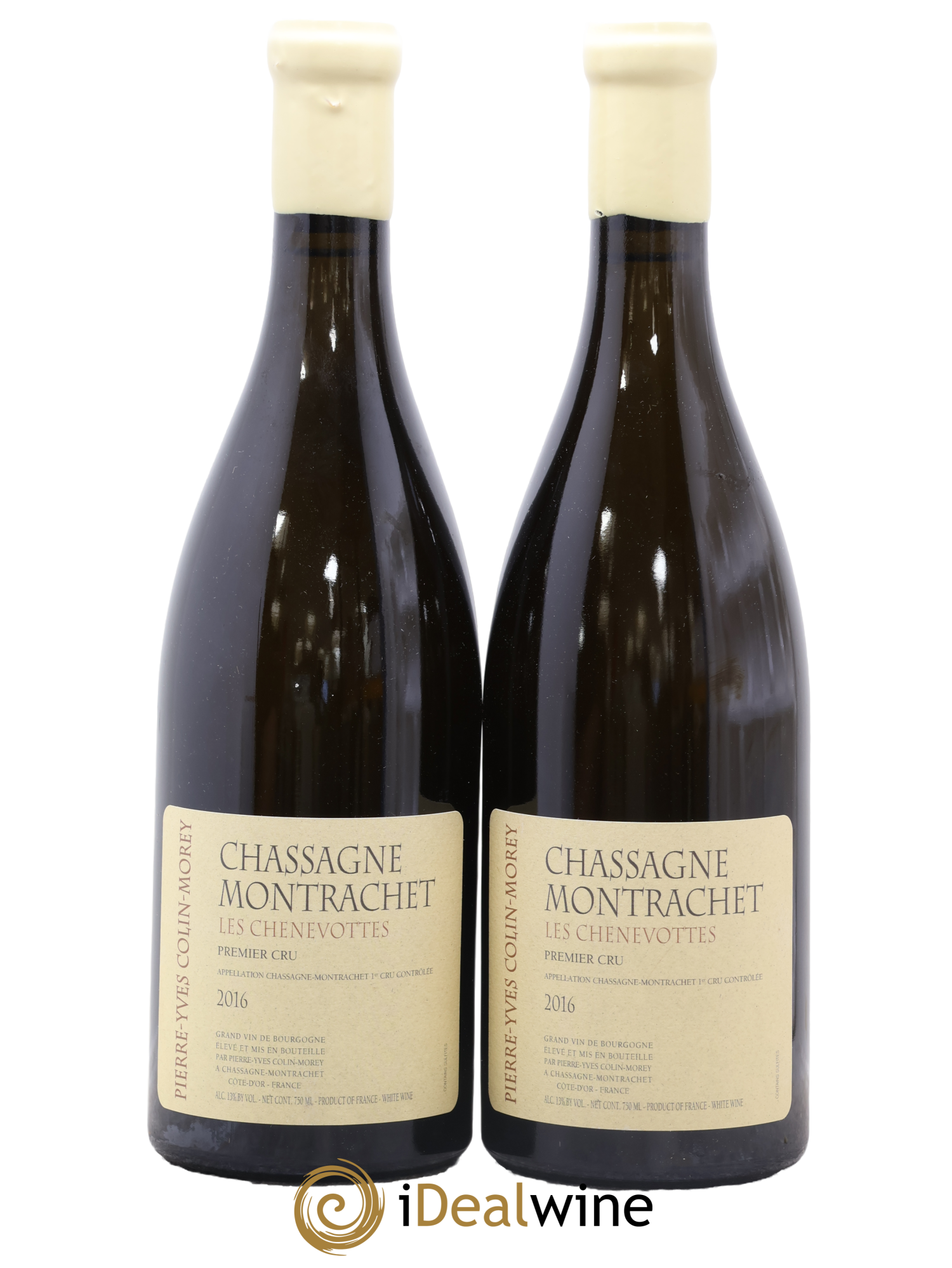 Chassagne-Montrachet 1er Cru Les Chenevottes Pierre-Yves Colin Morey 2016 - Posten von 2 Flaschen - 0