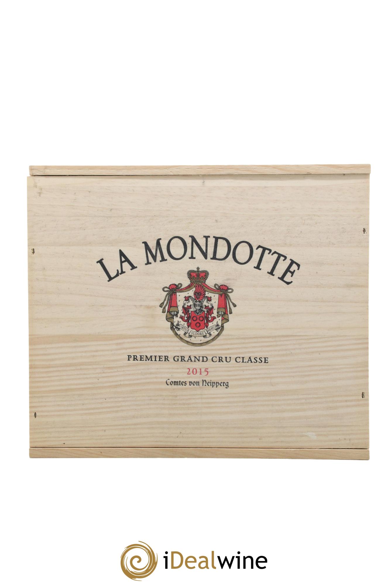 La Mondotte 1er Grand Cru Classé B depuis 2012 2015 - Lotto di 3 bottiglie - 2