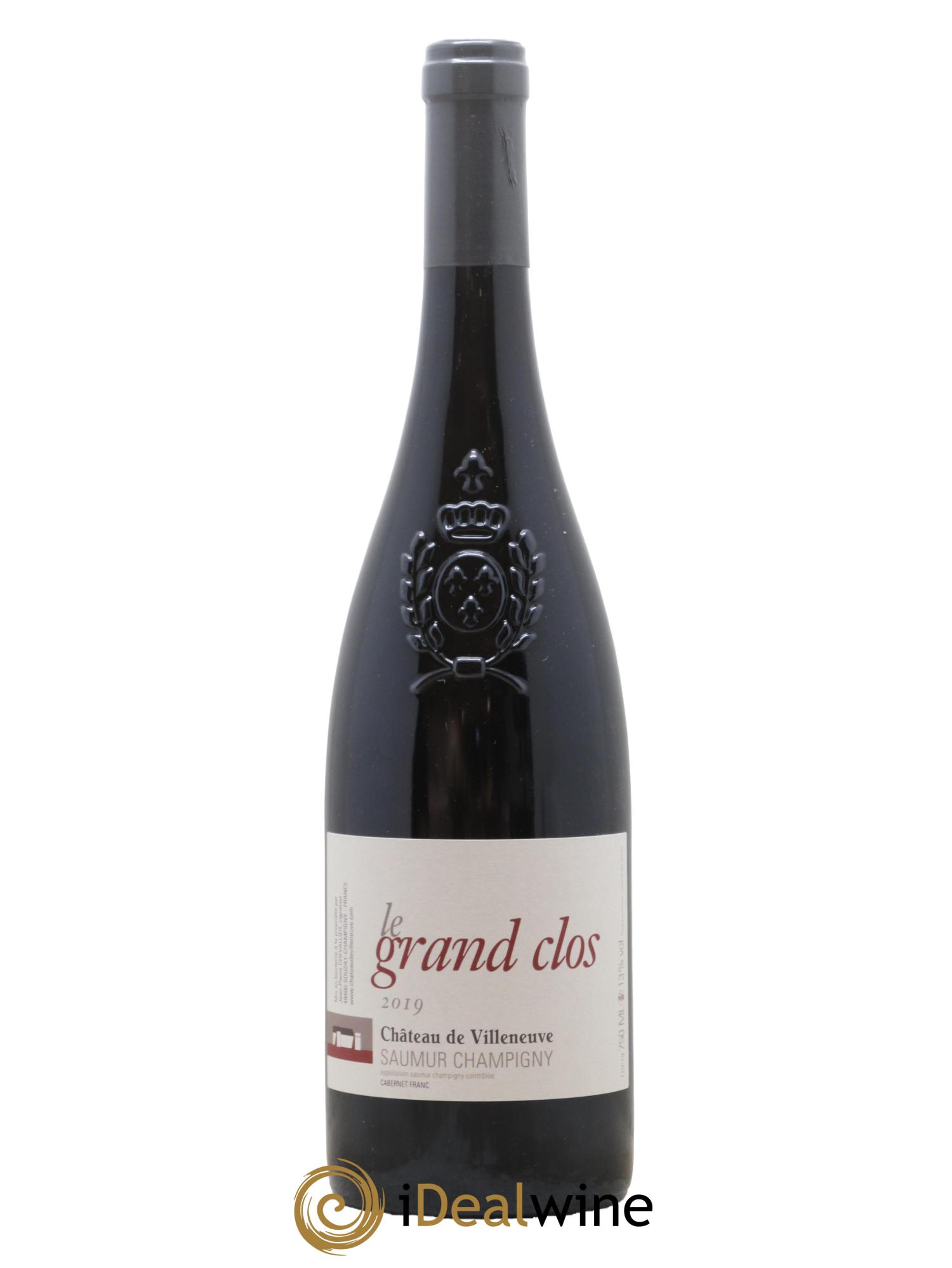 Saumur-Champigny Le Grand Clos Château de Villeneuve 2019 - Lot de 1 bouteille - 0
