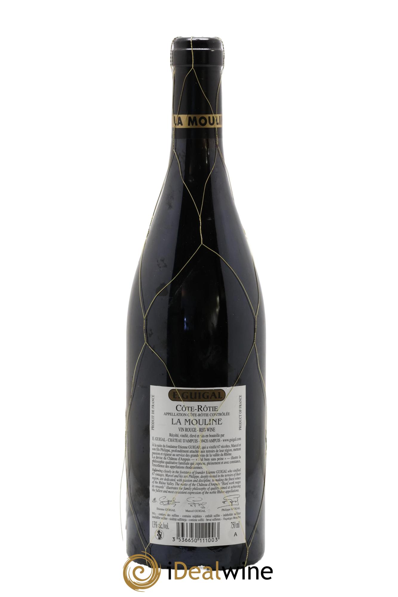 Côte-Rôtie La Mouline Guigal 2008 - Lot of 1 bottle - 1