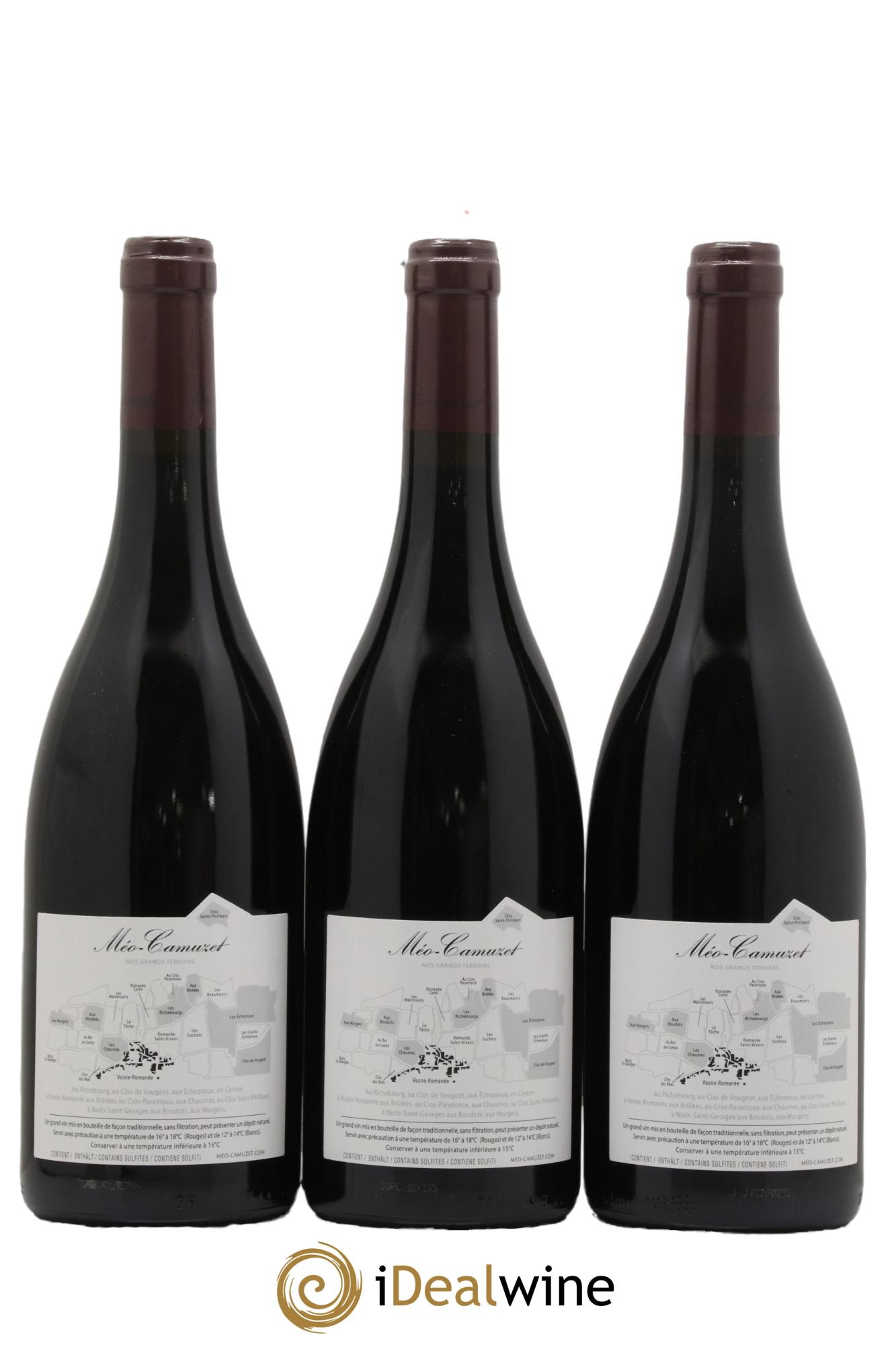 Clos de Vougeot Grand Cru Méo-Camuzet (Domaine) 2020 - Lot de 3 bouteilles - 1