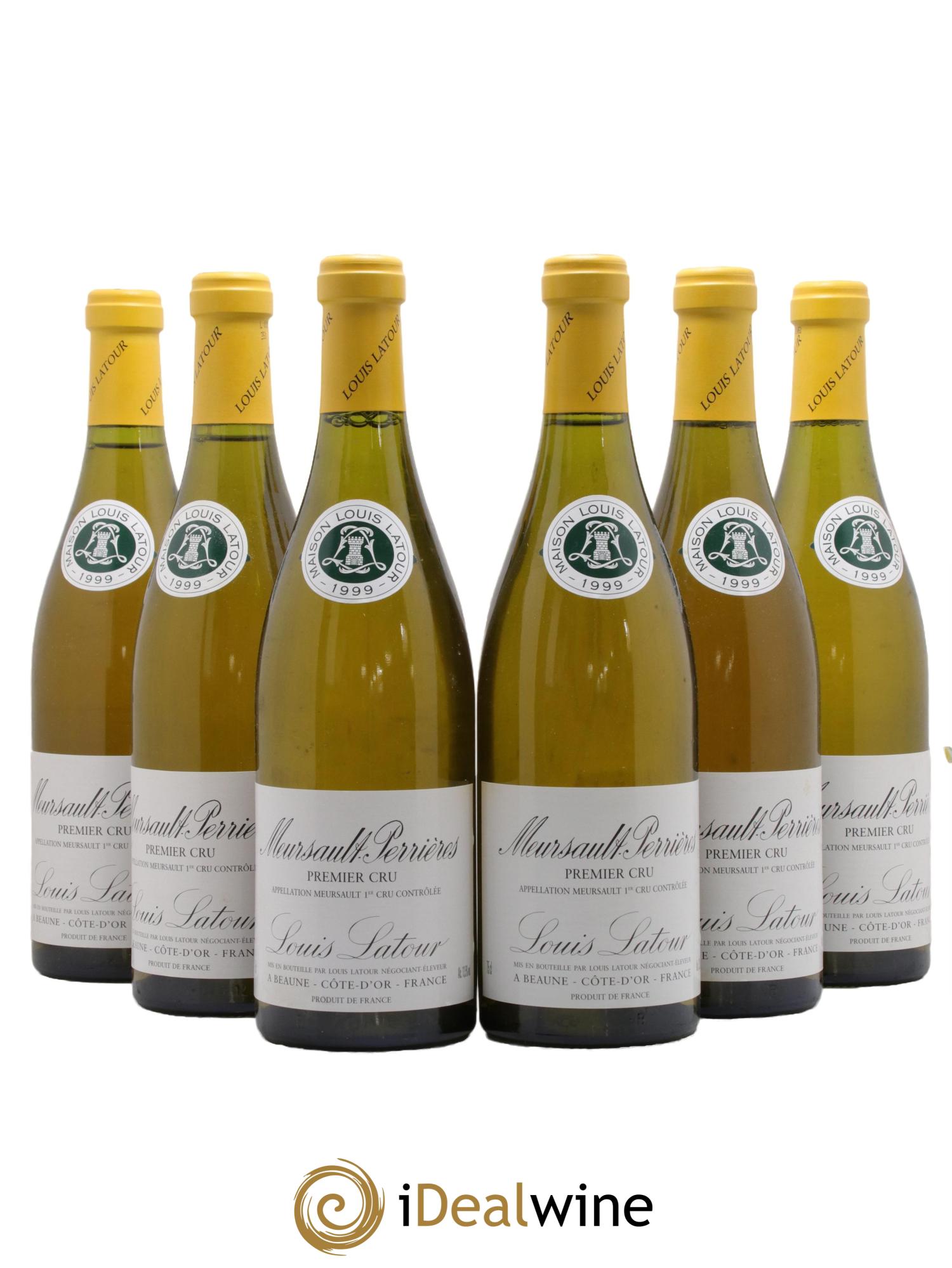 Meursault 1er Cru Perrières Louis Latour 1999 - Lotto di 6 bottiglie - 0