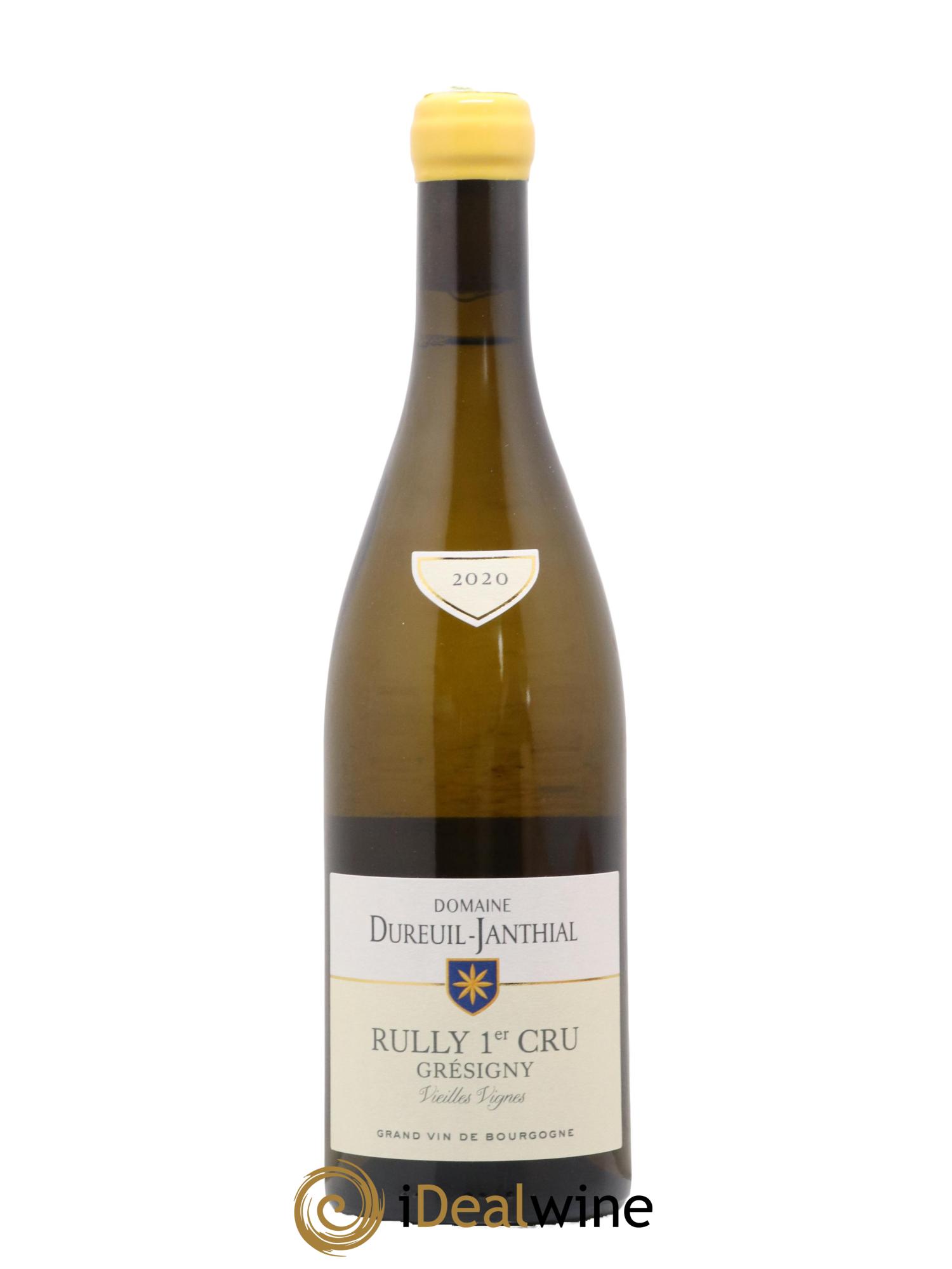 Rully 1er Cru Grésigny Vieilles Vignes Vincent Dureuil-Janthial 2020 - Lot de 1 bouteille - 0