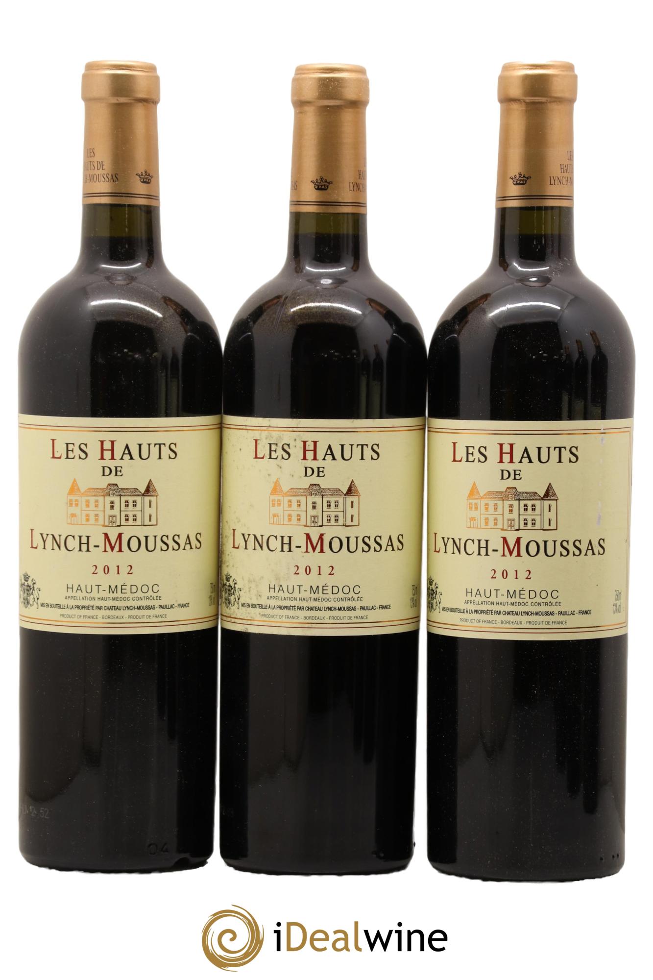 Haut Médoc Les Hauts de Lynch Moussas Chateau Lynch Moussas 2012 - Lot de 6 bouteilles - 1