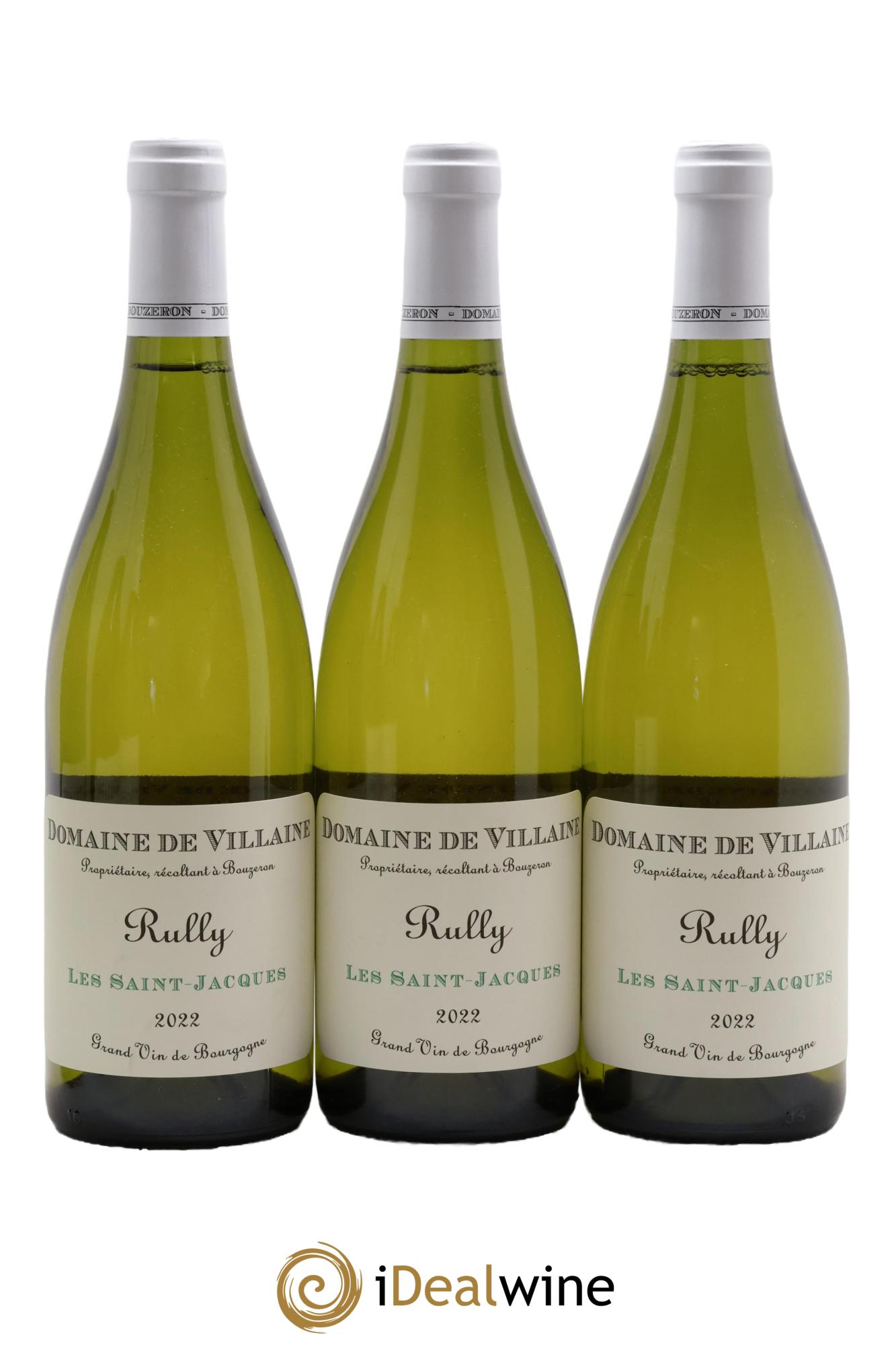 Rully Les Saint-Jacques Domaine de Villaine 2022 - Posten von 3 Flaschen - 0