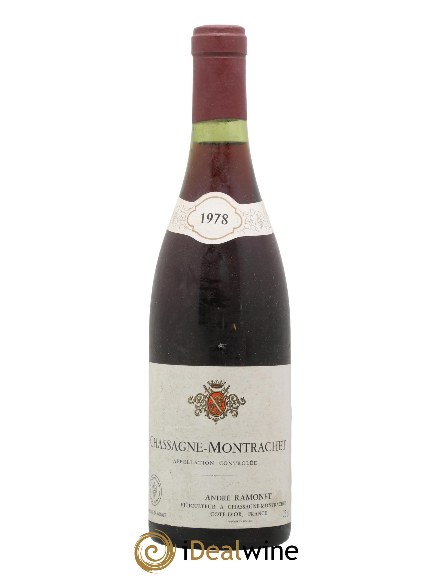 Chassagne-Montrachet Ramonet (Domaine) 1978 - Posten von 1 Flasche - 0