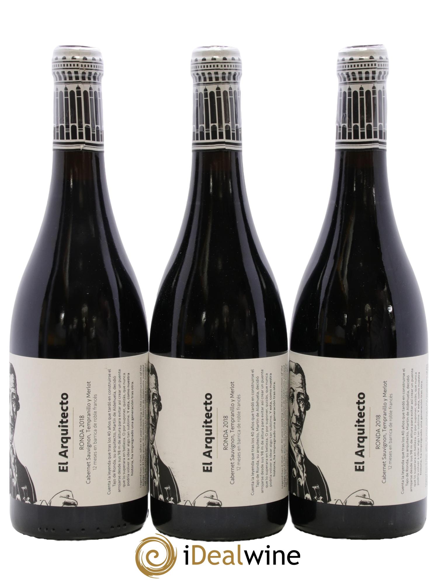 Espagne El Arquitecto Tres Generaciones Ronda 2018 - Posten von 3 Flaschen - 1