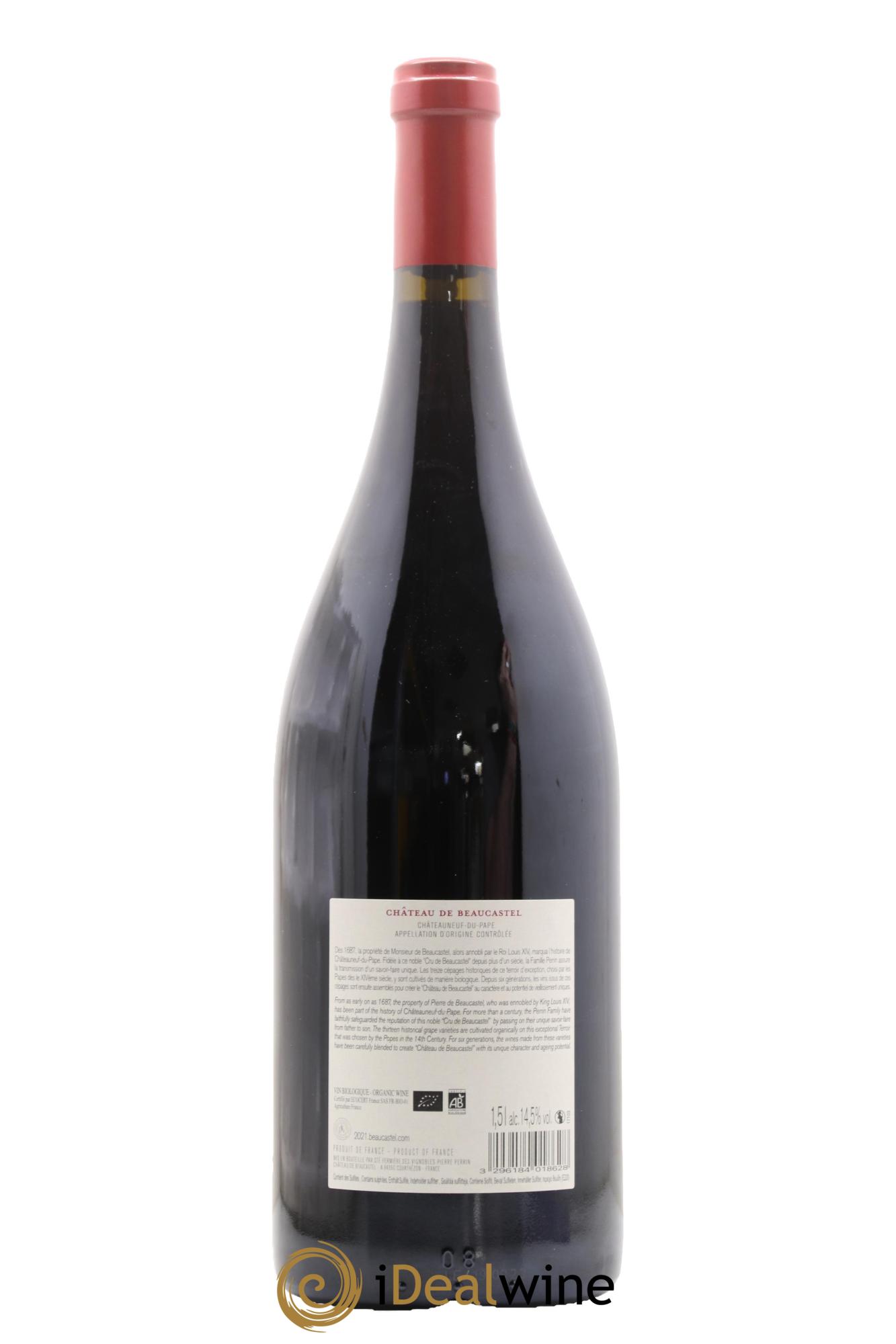 Châteauneuf-du-Pape Château de Beaucastel Famille Perrin  2021 - Lot de 1 magnum - 1