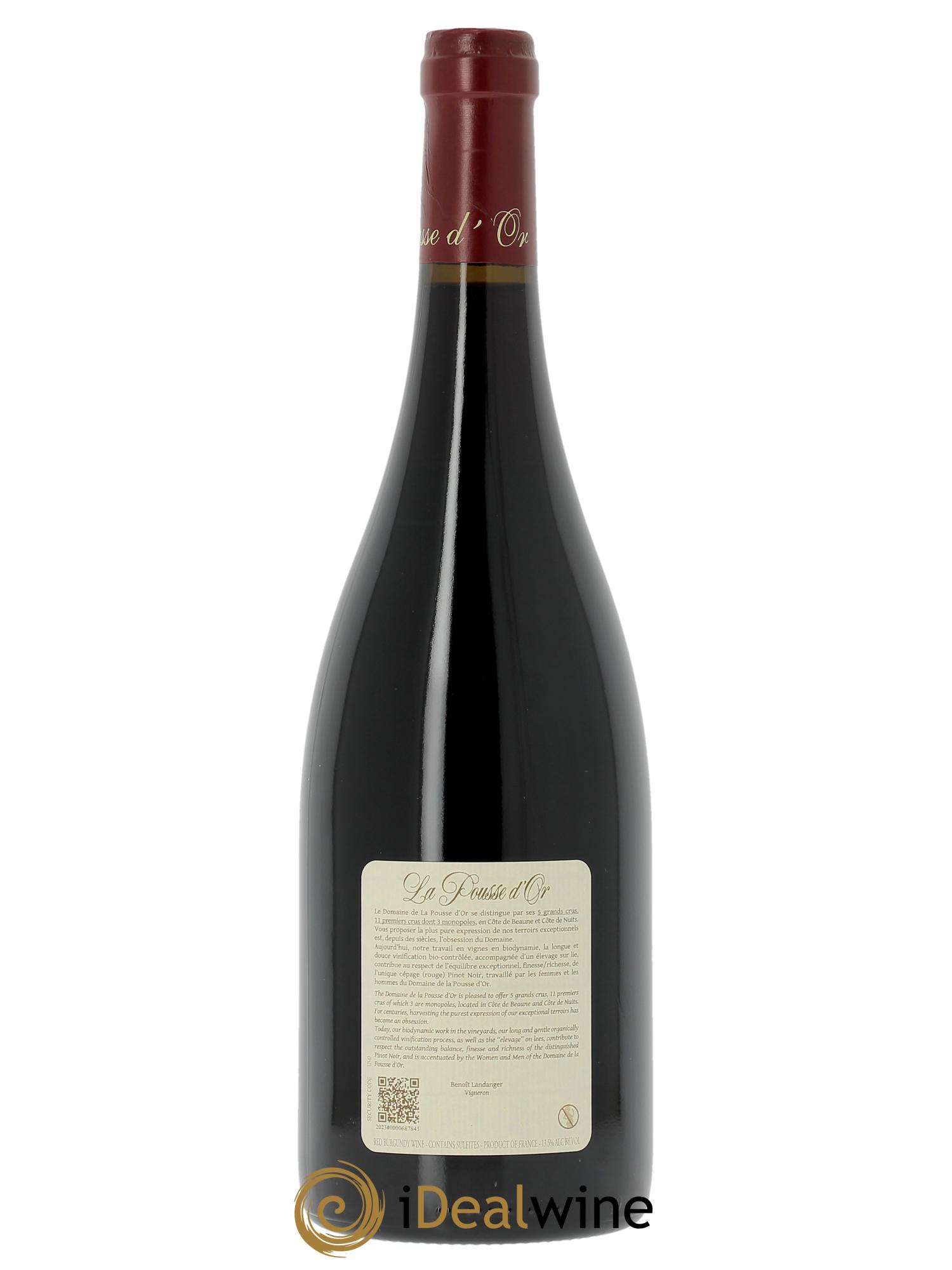 Corton Grand Cru Clos du Roi La Pousse d'Or (Domaine de) 2022 - Lot de 1 bouteille - 1