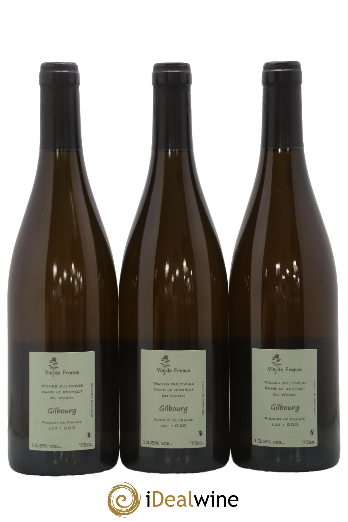 Vin de France Gilbourg Benoit Courault  2020 - Lot of 3 bottles - 1