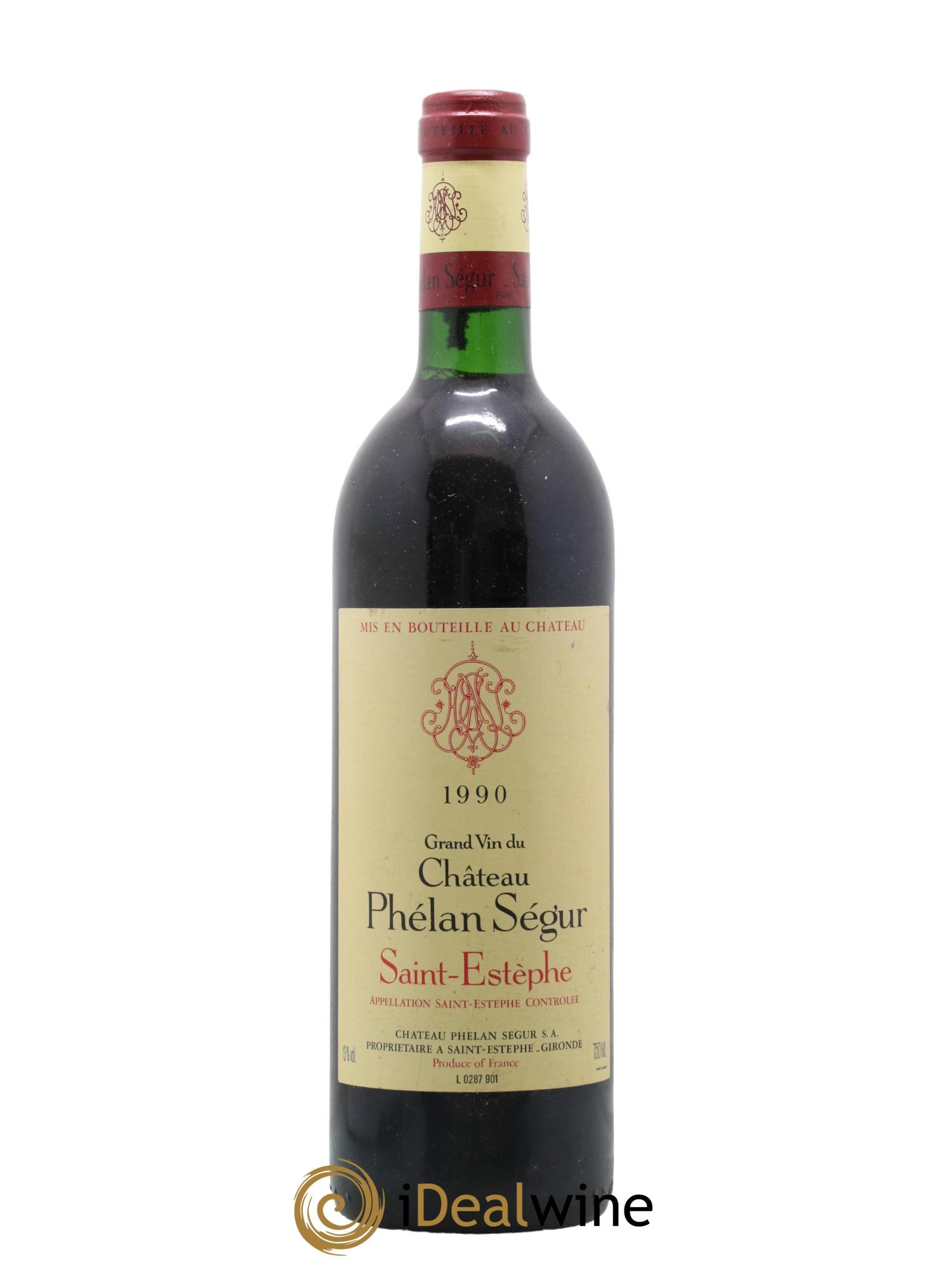 Château Phélan Ségur 1990 - Lot de 1 bouteille - 0