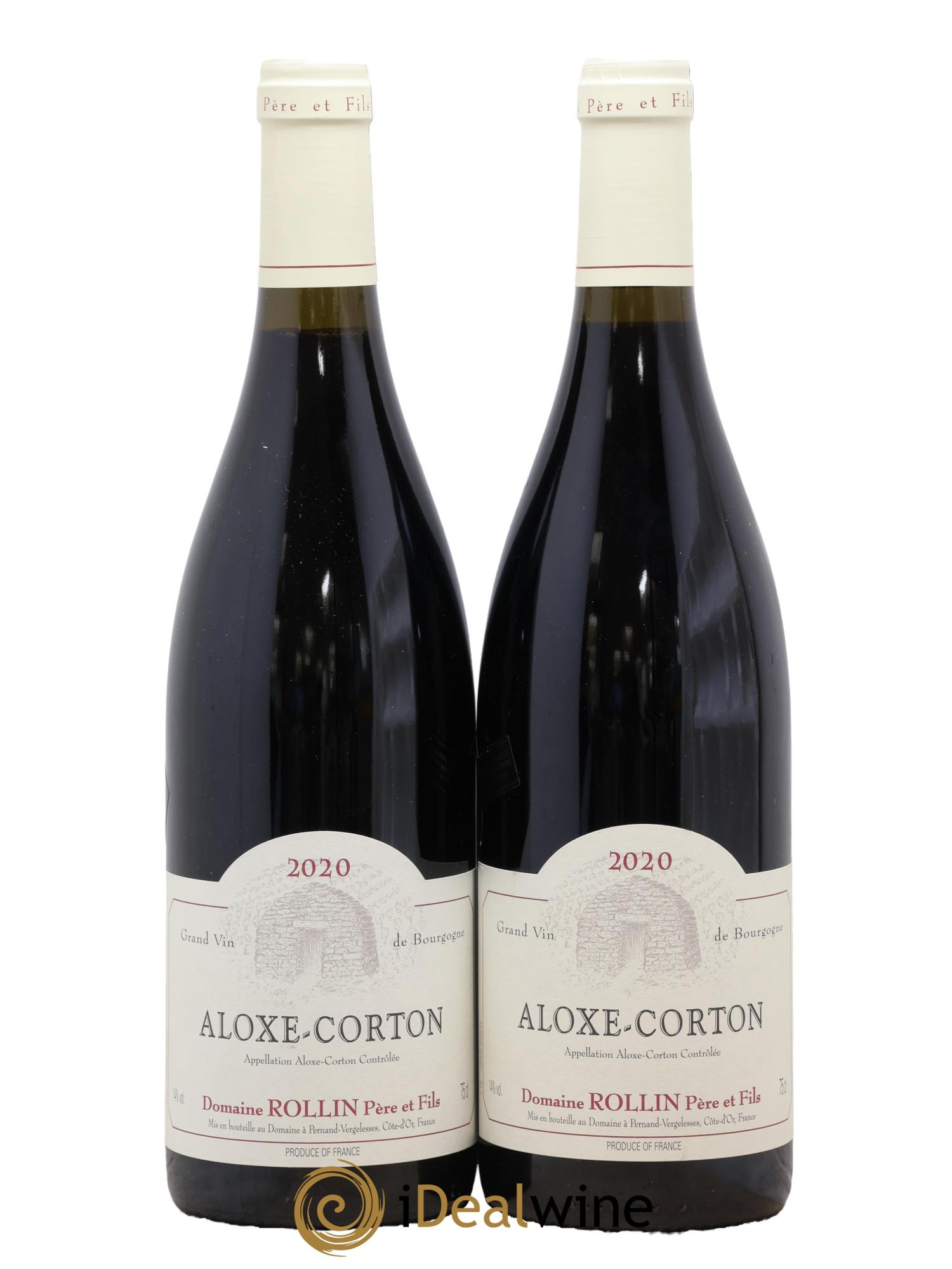 Aloxe-Corton Rollin Père et Fils 2020 - Lotto di 2 bottiglie - 0