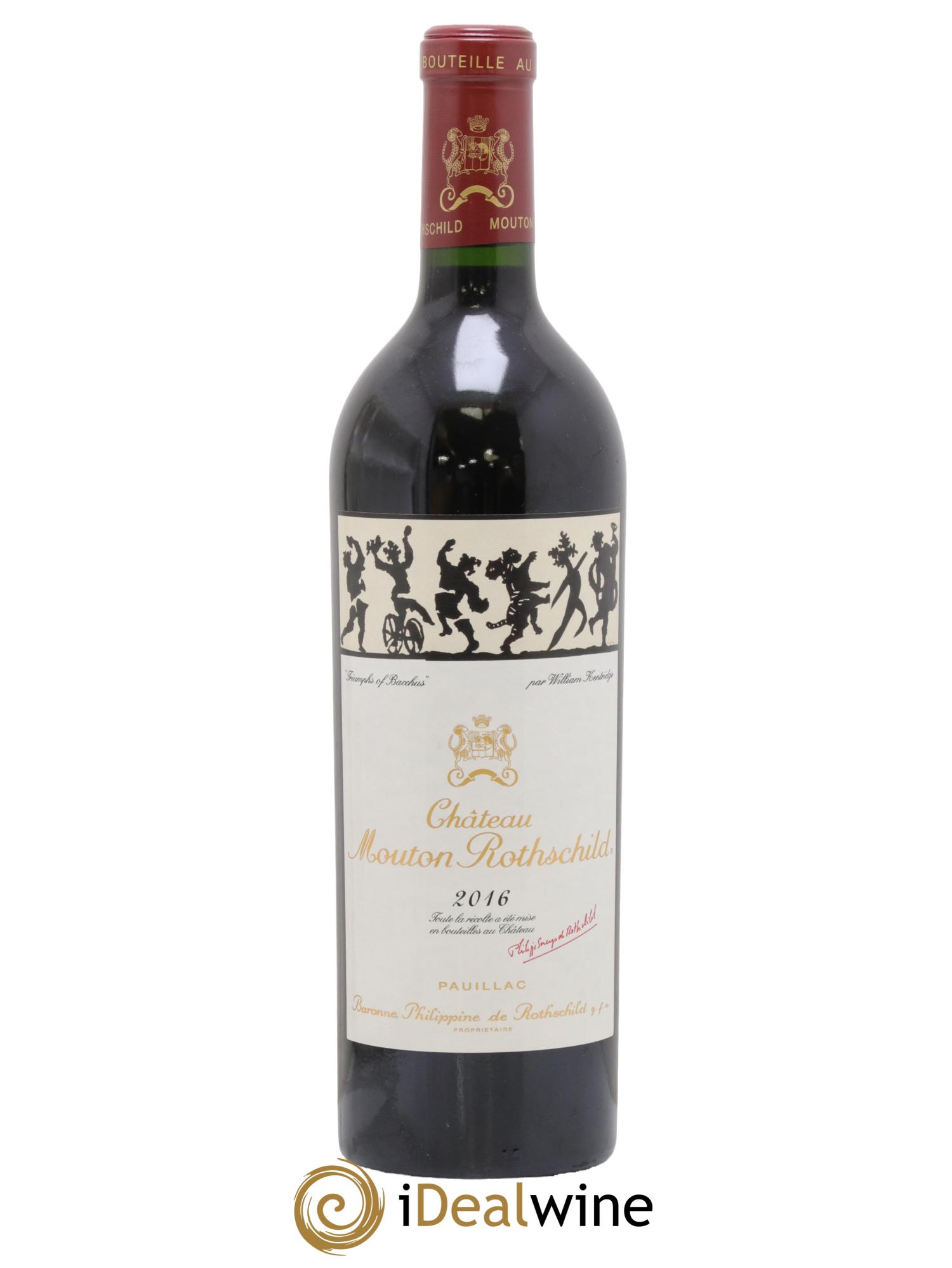 Château Mouton Rothschild 1er Grand Cru Classé 2016 - Lot of 1 bottle - 0