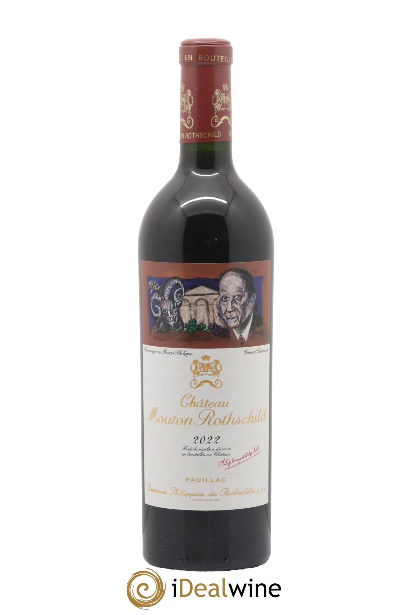 Château Mouton Rothschild 1er Grand Cru Classé 2022 - Lot de 1 bouteille - 1