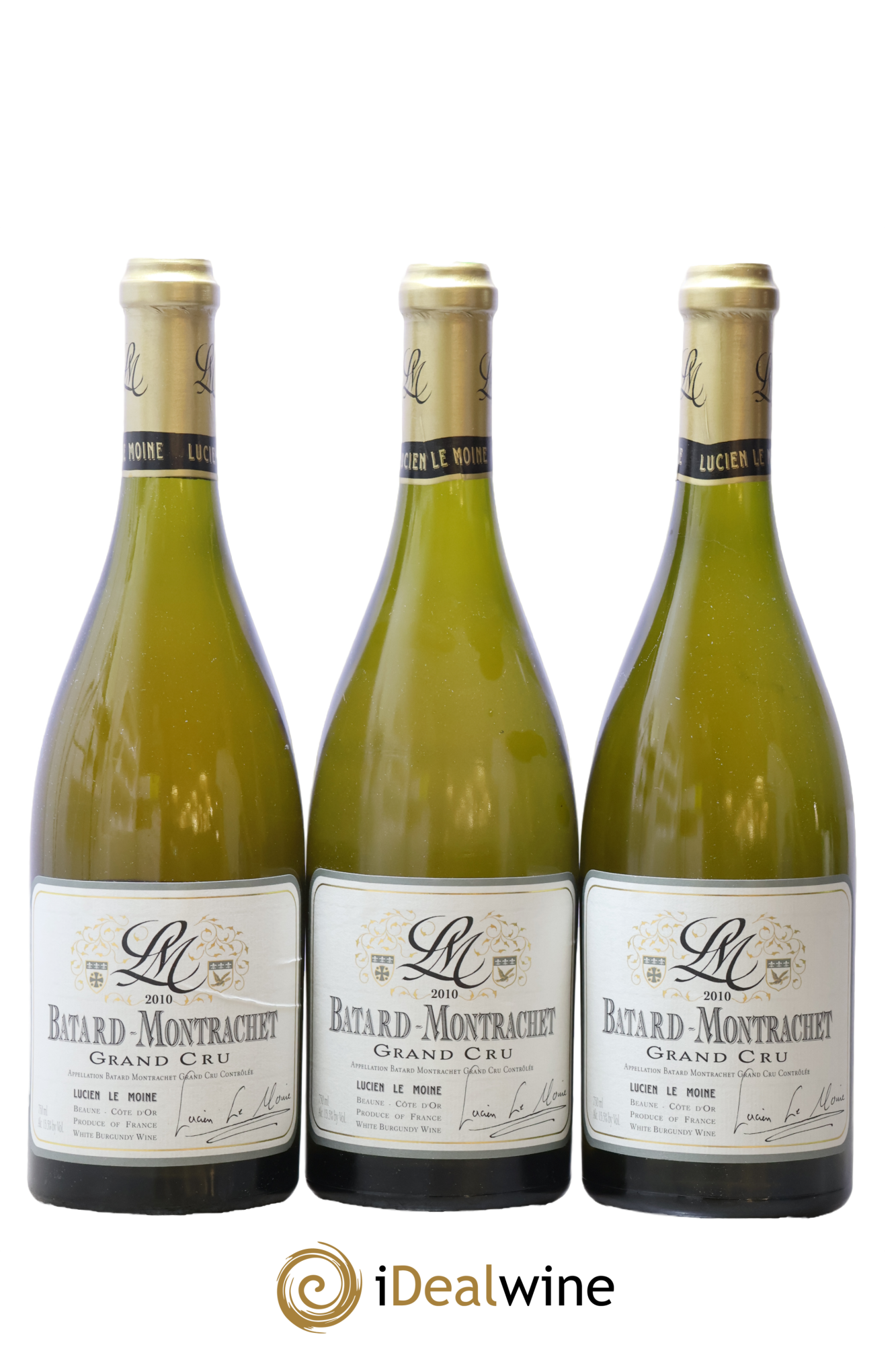 Bâtard-Montrachet Grand Cru Lucien Le Moine 2010 - Lot de 3 bouteilles - 0