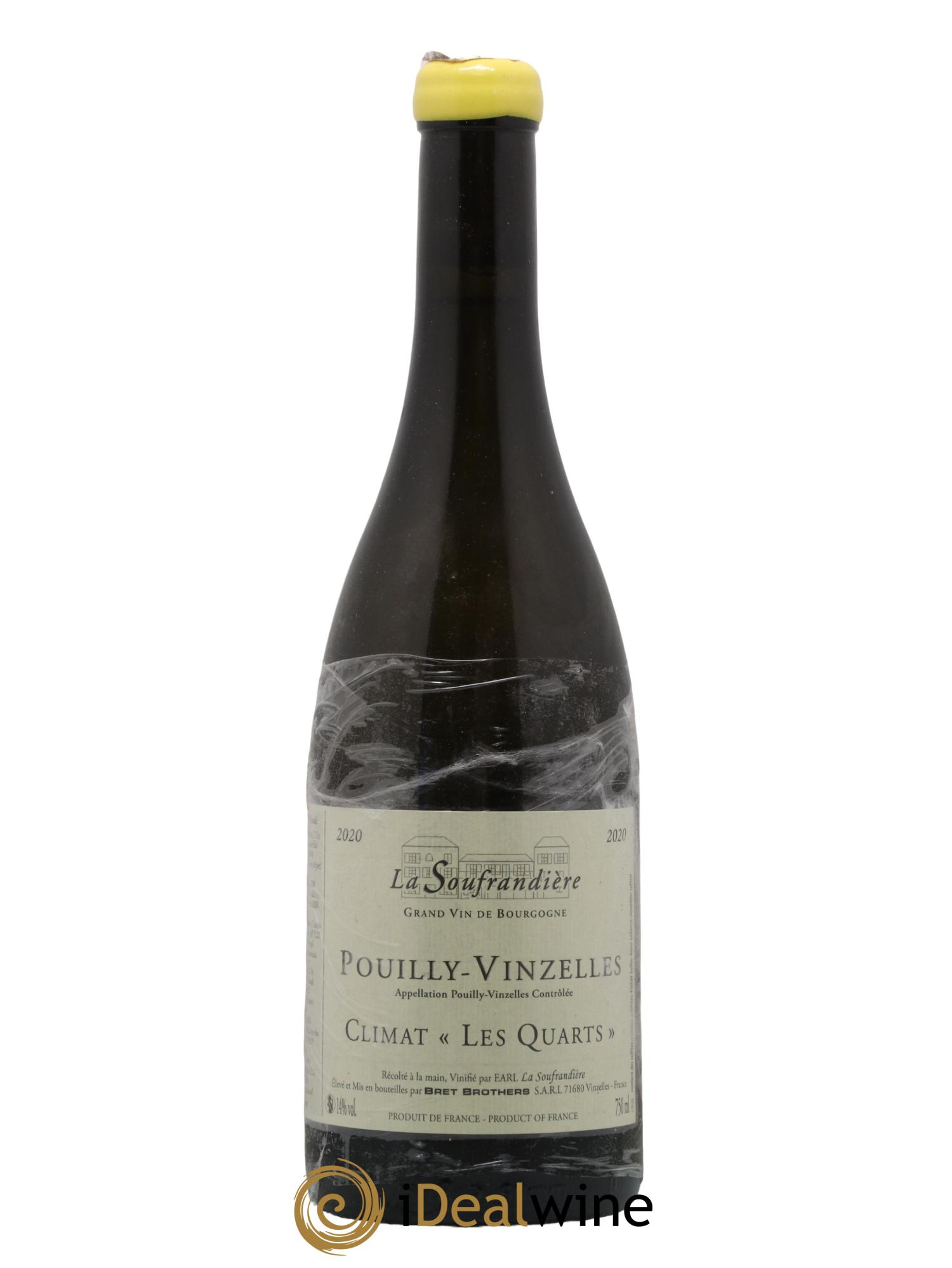 Pouilly-Vinzelles Les Quarts La Soufrandière - Bret Brothers 2020 - Lot of 1 bottle - 0