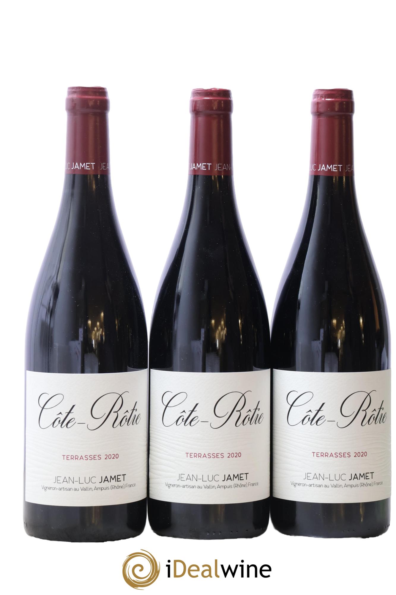 Côte-Rôtie Terrasses Jean-Luc Jamet (Domaine) 2020 - Lot de 3 bouteilles - 0
