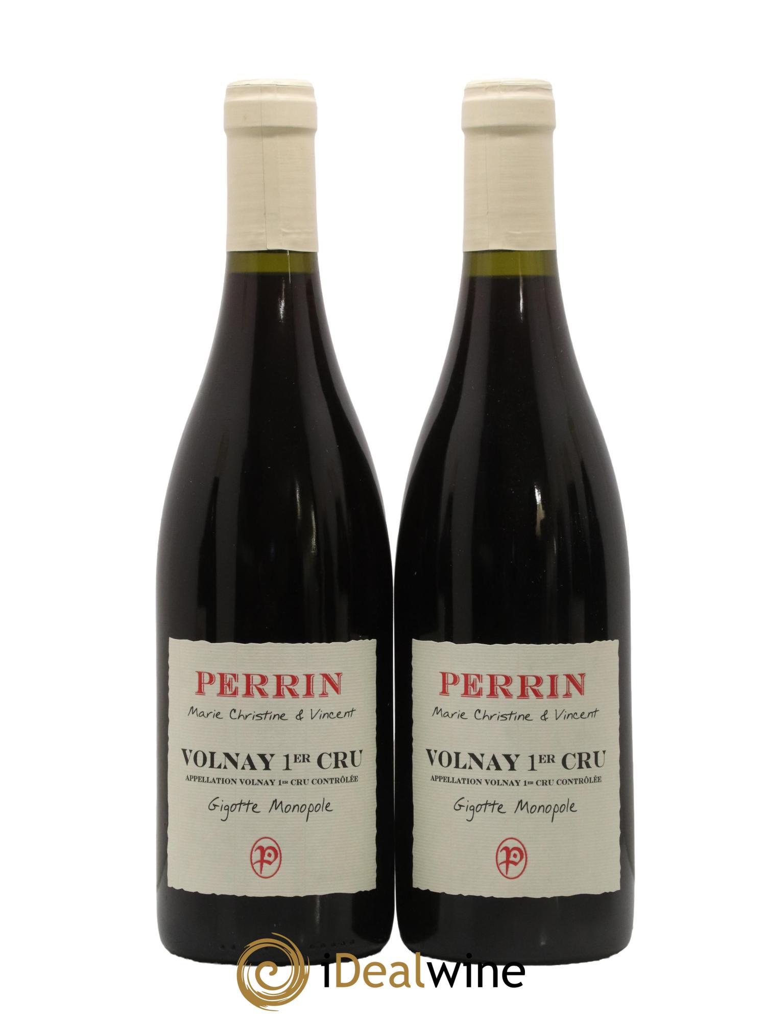 Volnay 1er Cru La Gigotte Domaine Perrin 2012 - Lot de 2 bouteilles - 0