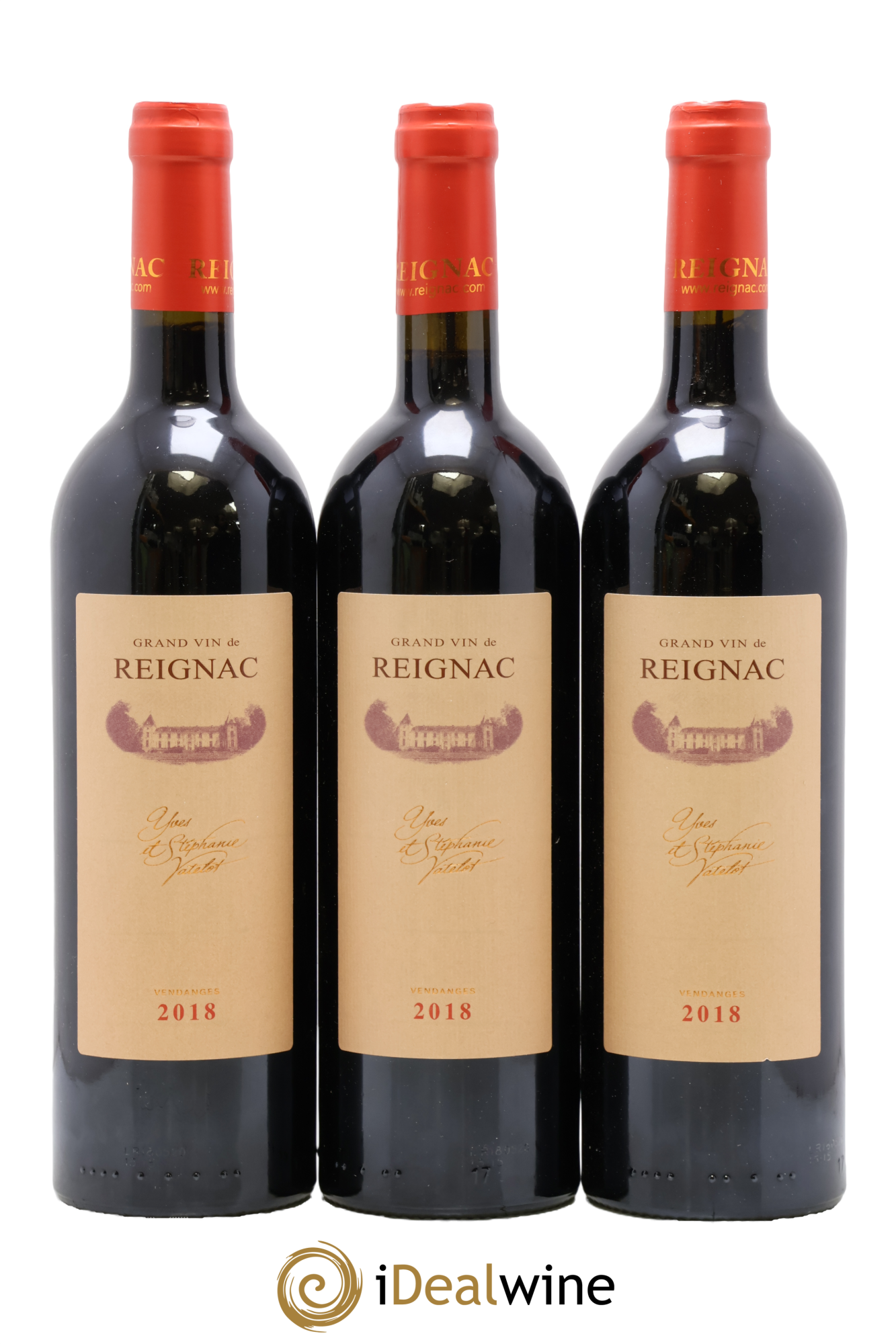 Grand vin de Reignac 2018 - Lot de 3 bouteilles - 0