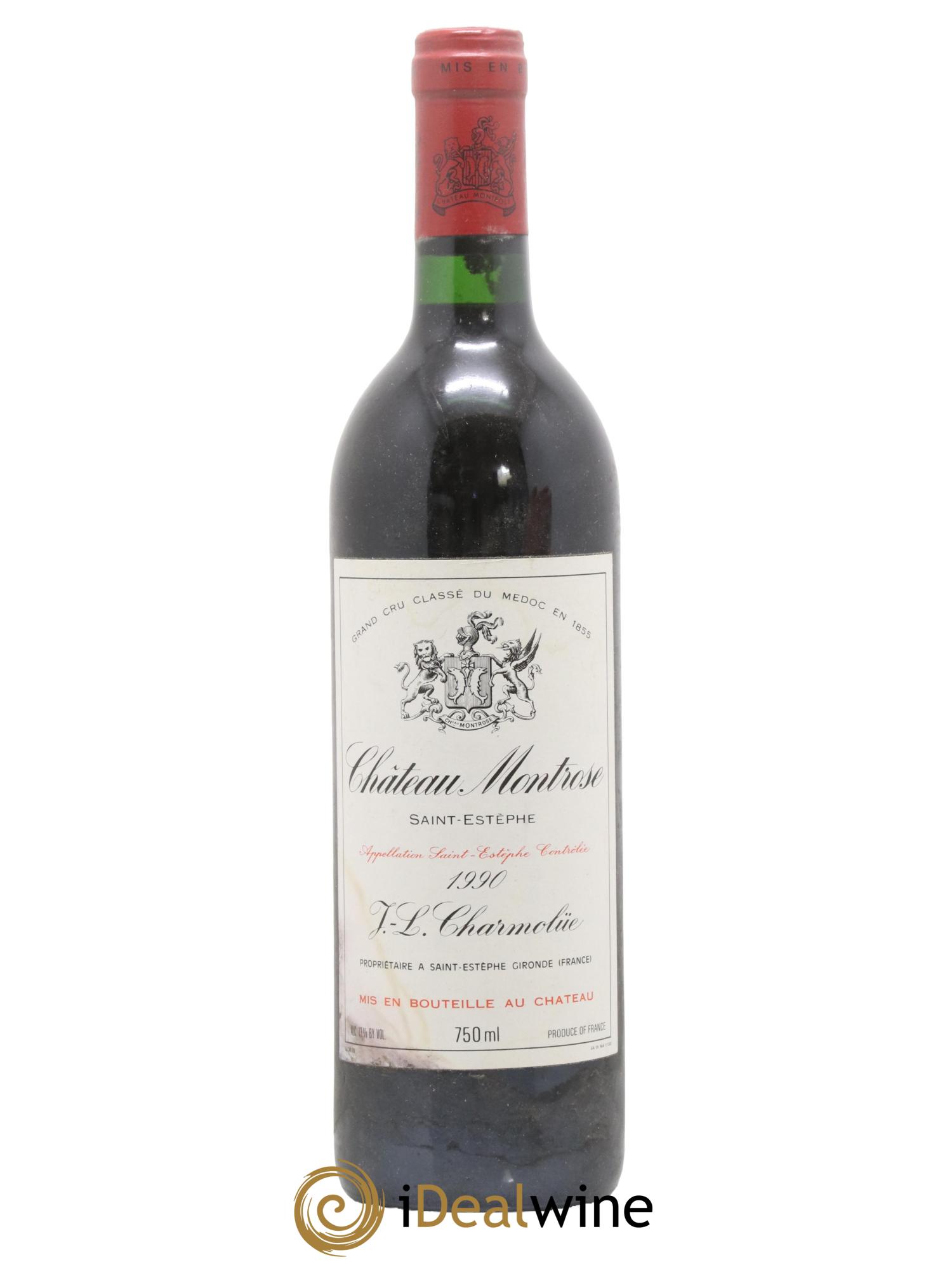 Château Montrose 2ème Grand Cru Classé 1990 - Lot de 1 bouteille - 0
