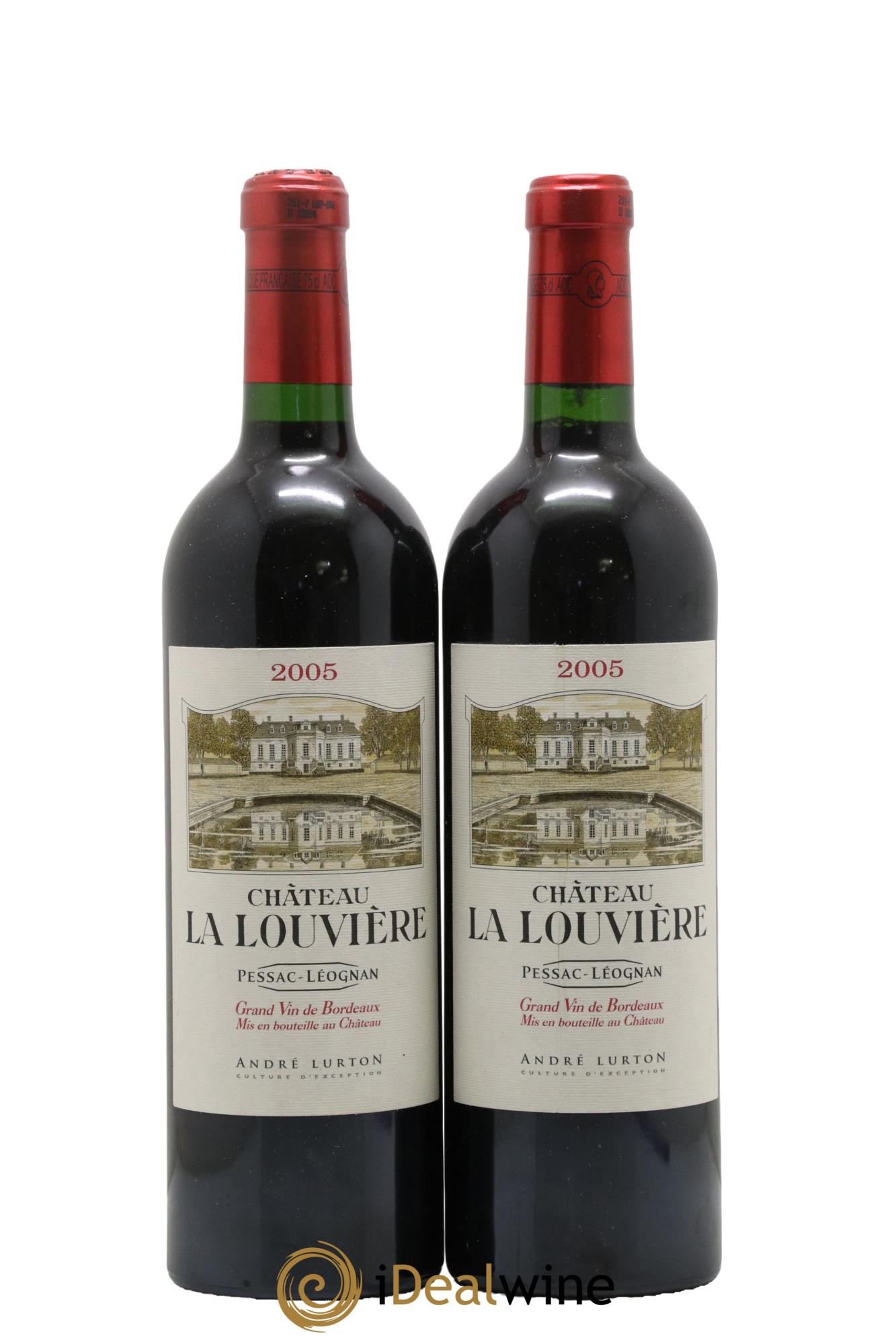 Château la Louvière 2005 - Posten von 2 Flaschen - 0