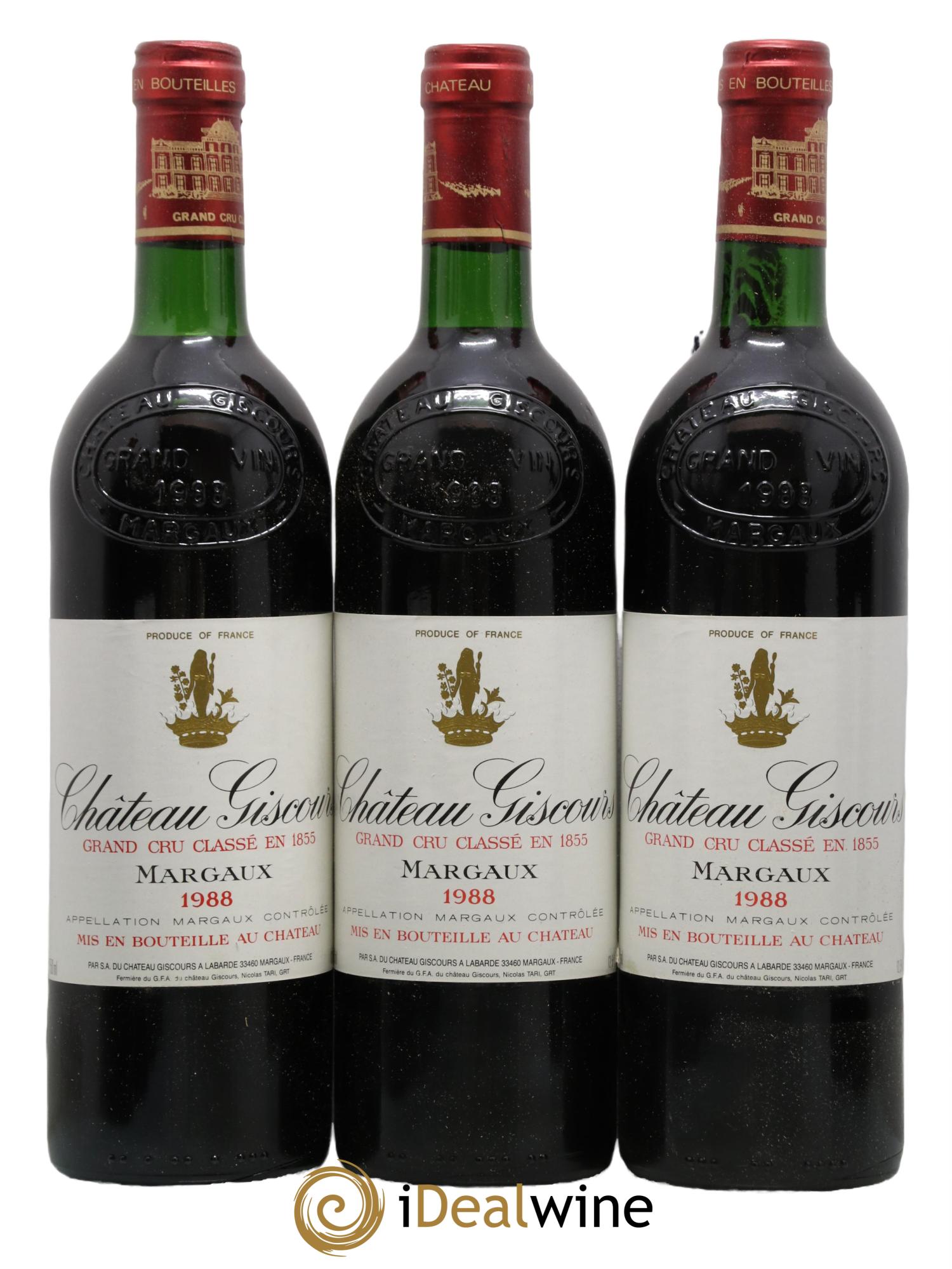 Château Giscours 3ème Grand Cru Classé 1988 - Lot de 12 bouteilles - 2